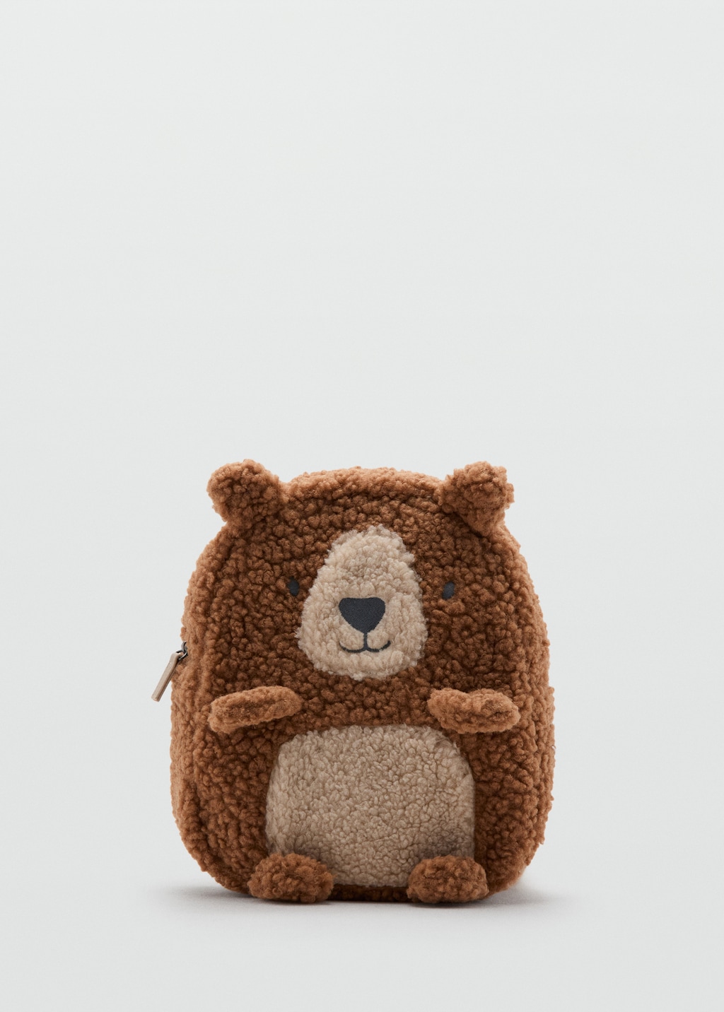 Teddy bear sherpa backpack