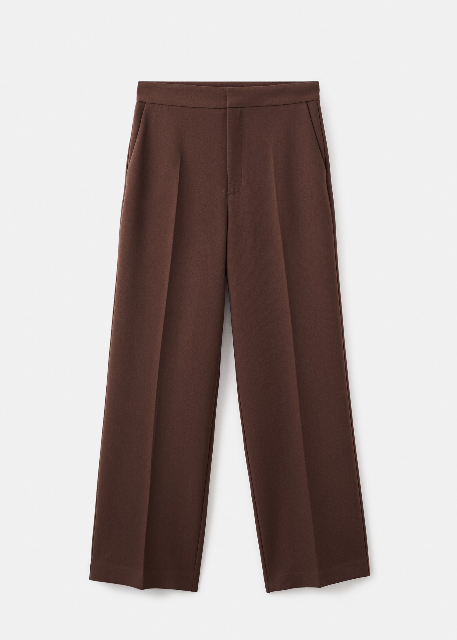 High-waist straight trousers - Article without model