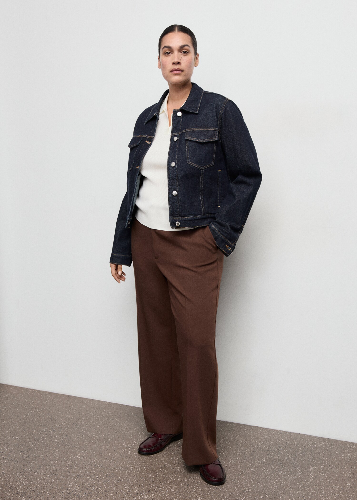 Pantalons rectes tir alt - Detall de l'article 3