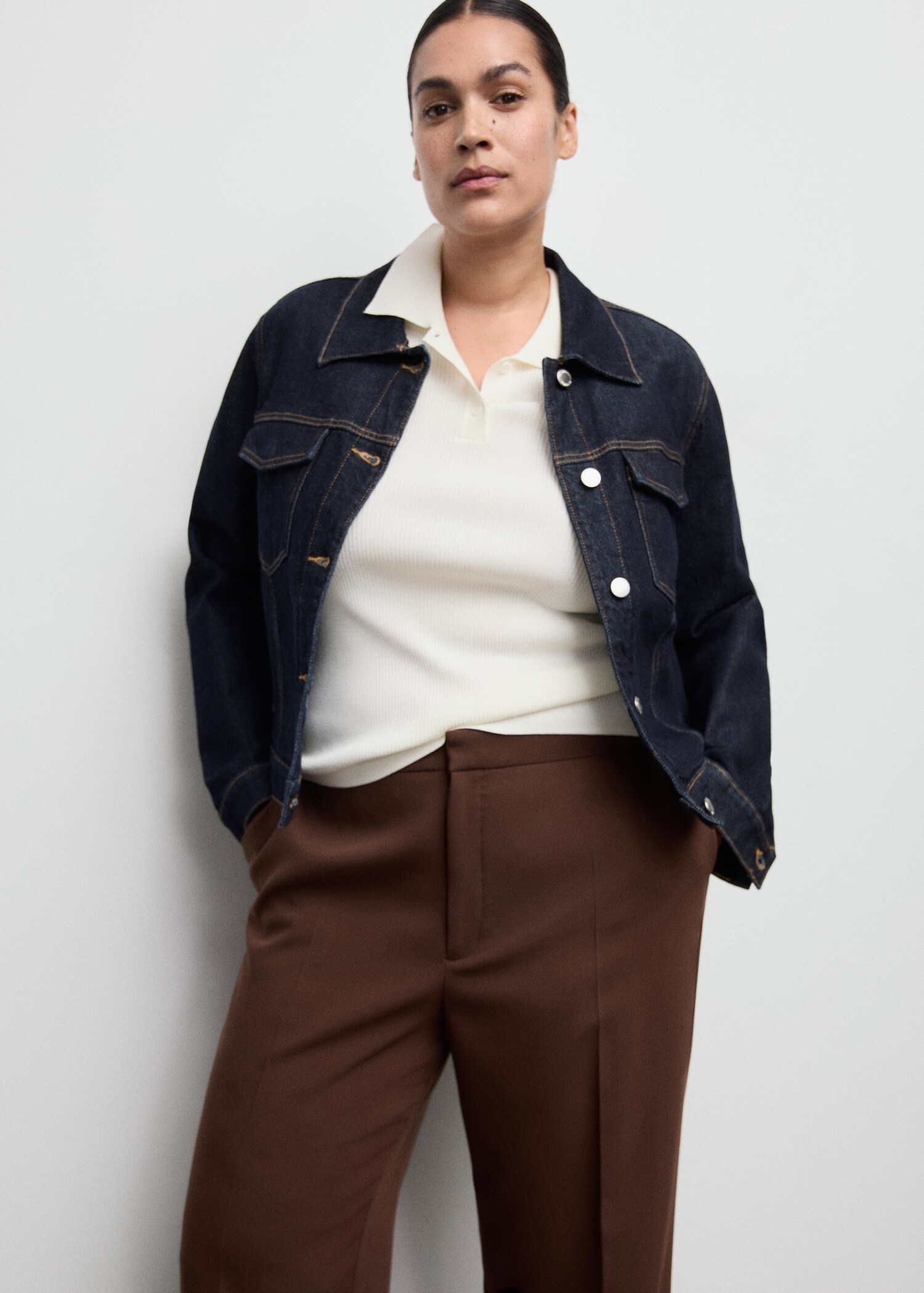 Pantalons rectes tir alt - Detall de l'article 5