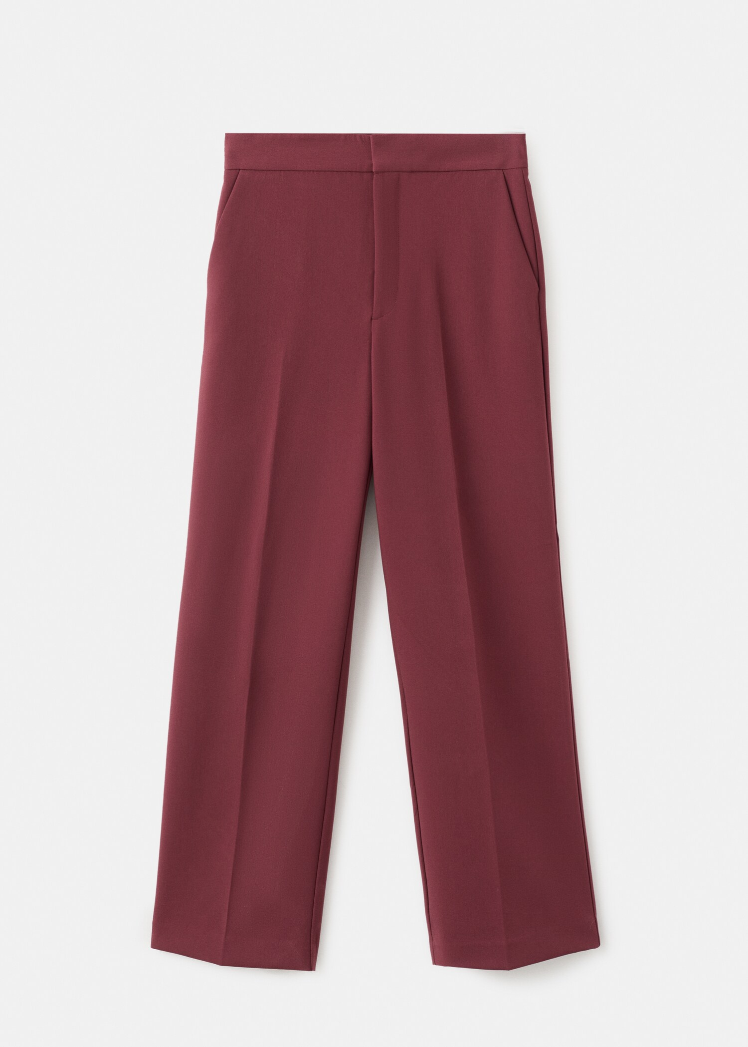 High-waist straight trousers - Article without model