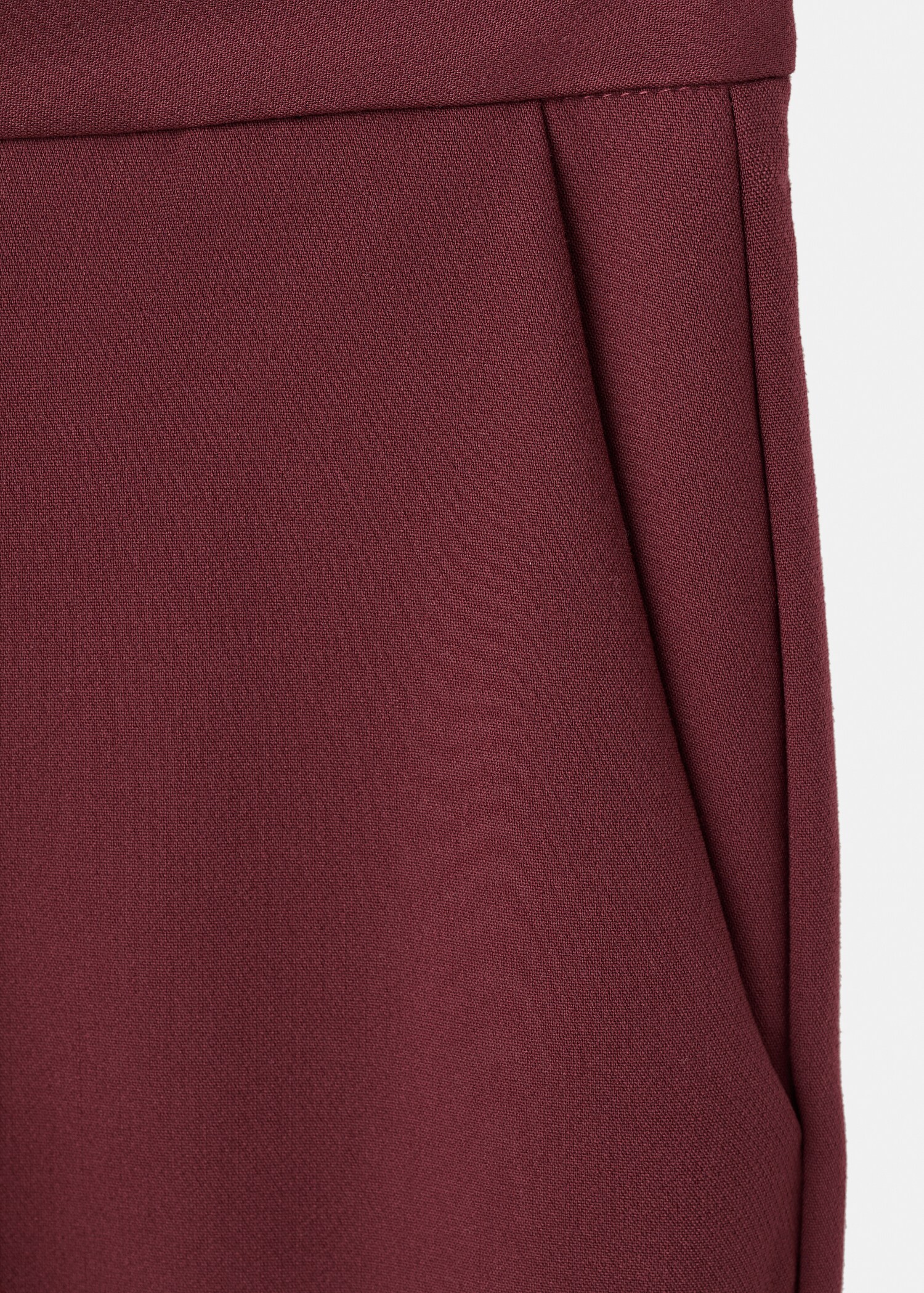 High-waist straight trousers - Details of the article 0