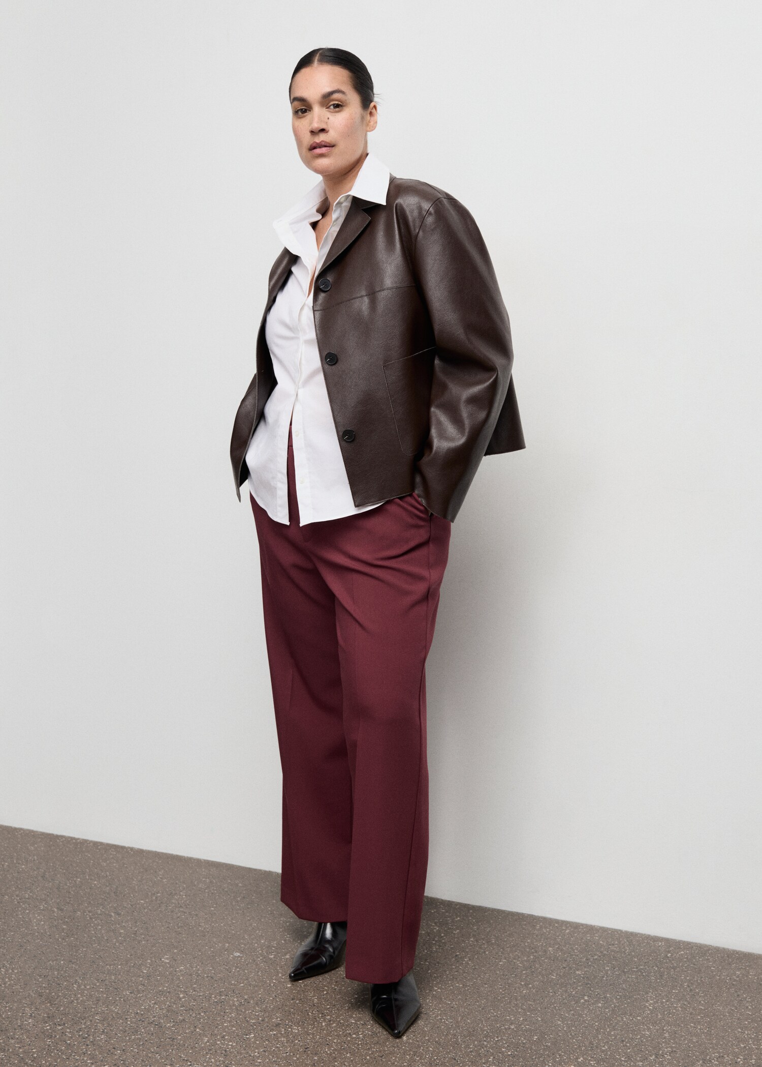 Pantalons rectes tir alt - Detall de l'article 3