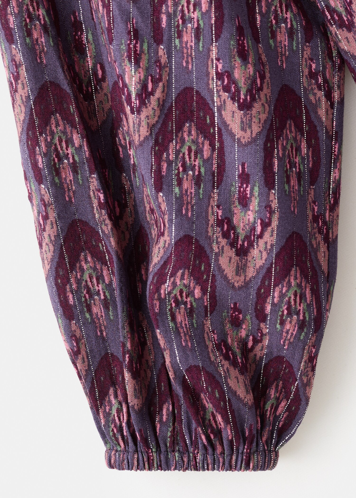 Lurex print dress - Details of the article 0