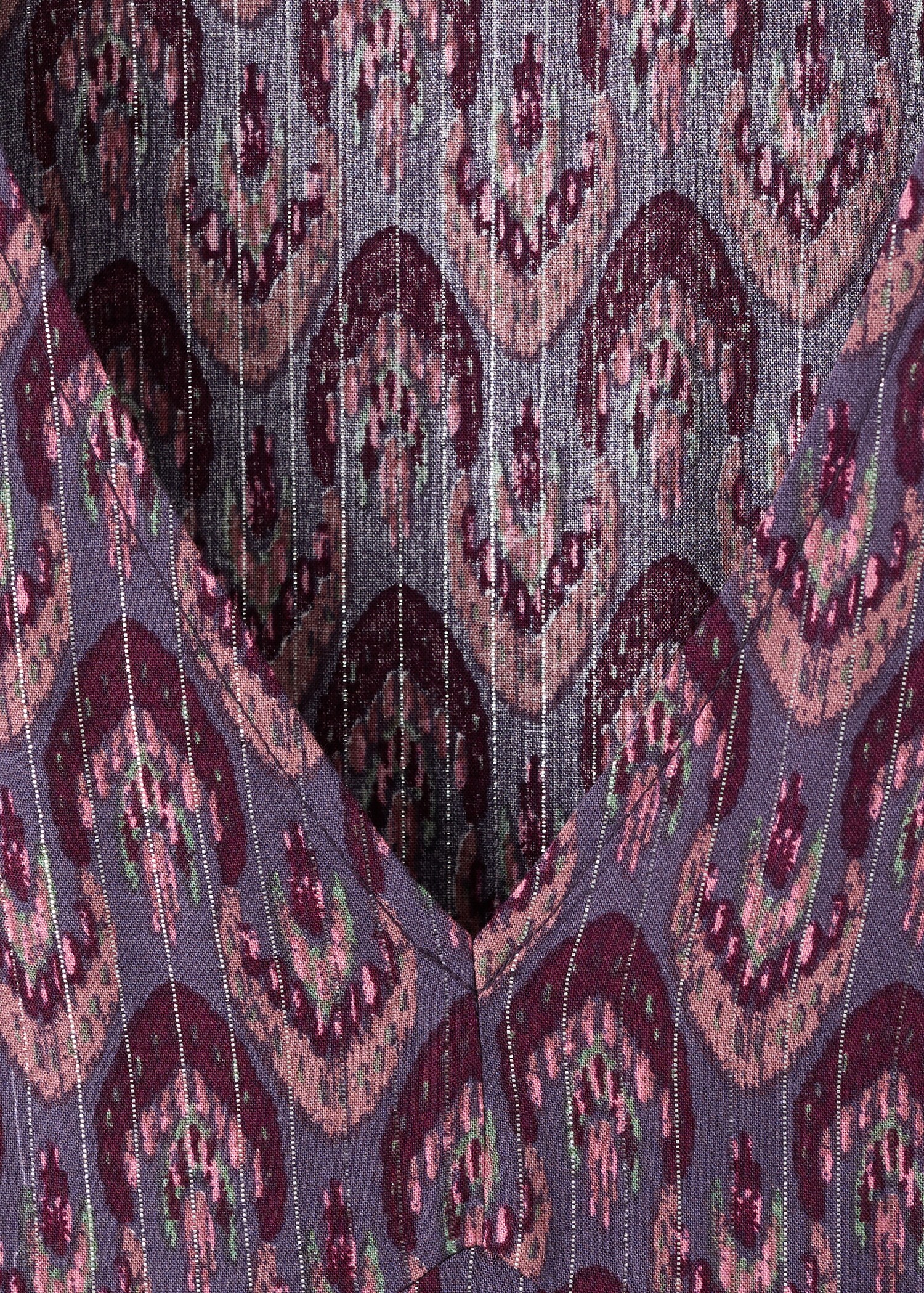 Lurex print dress - Details of the article 8