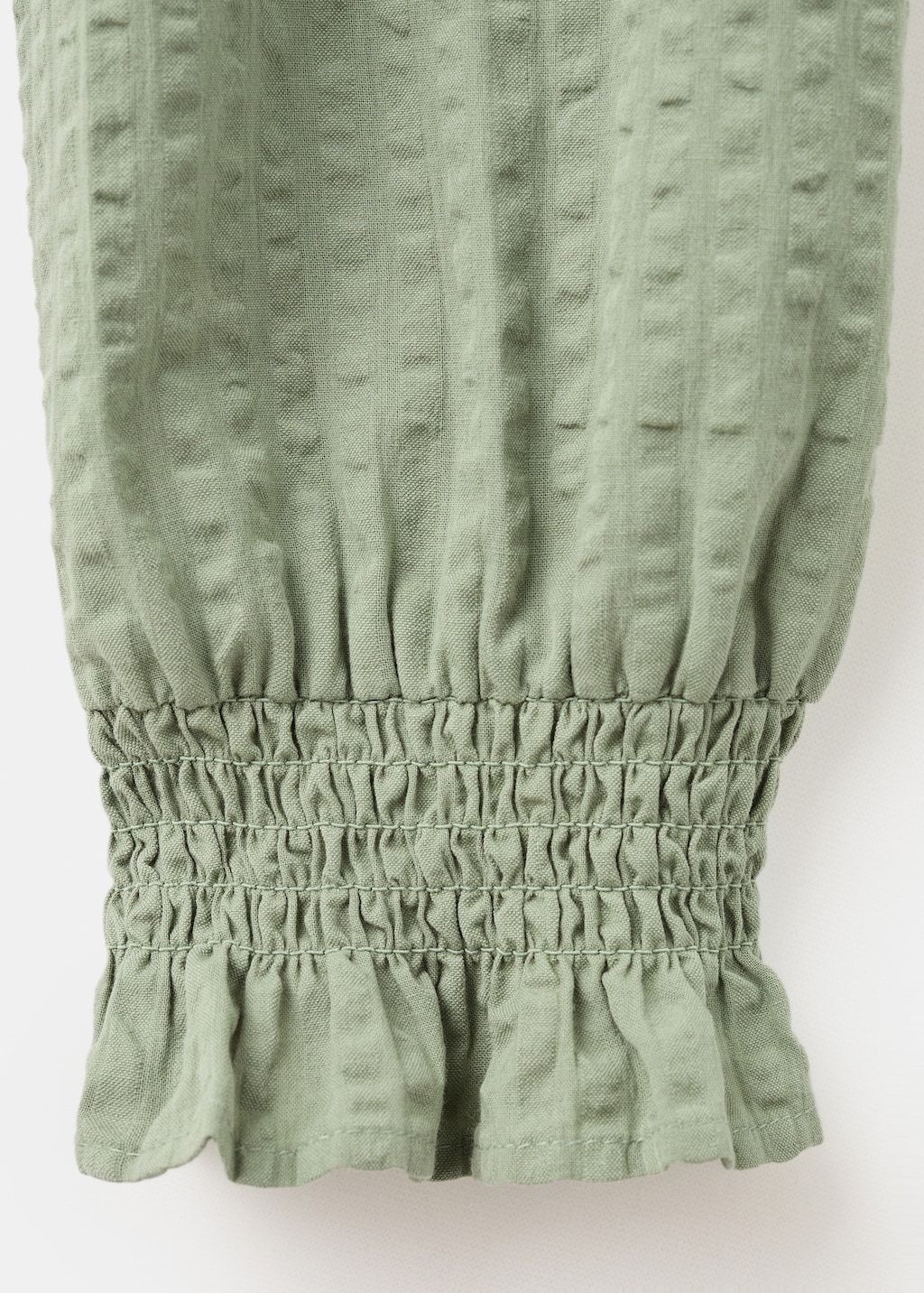 Textured cotton blouse