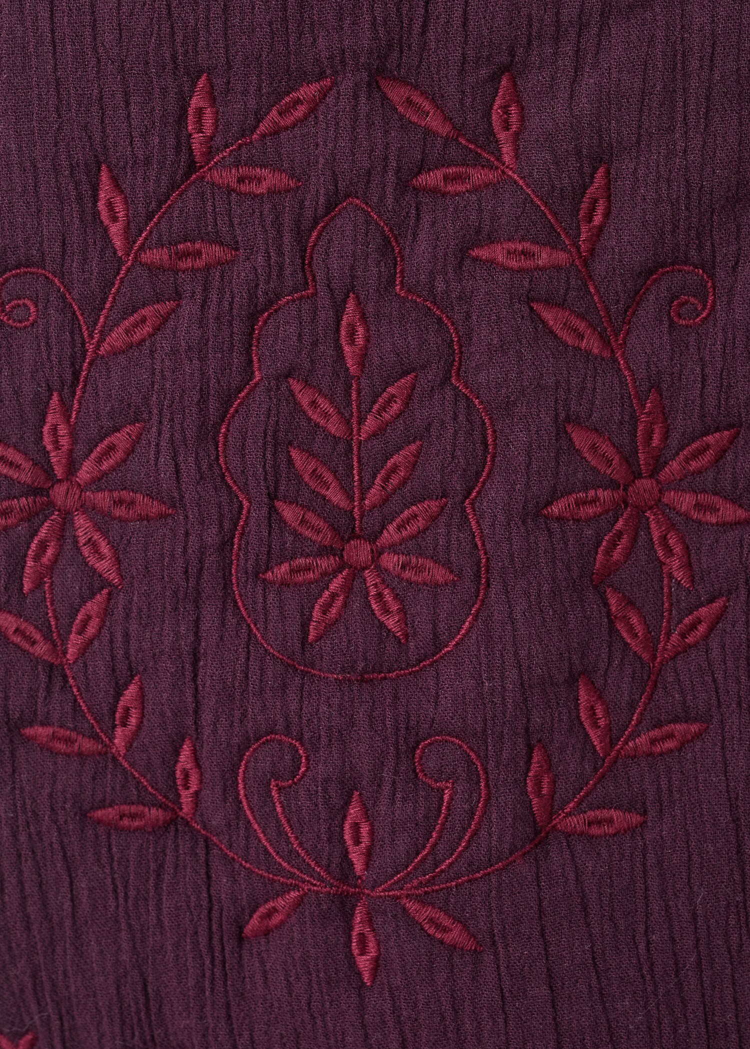 Floral-embroidered waistcoat - Details of the article 0