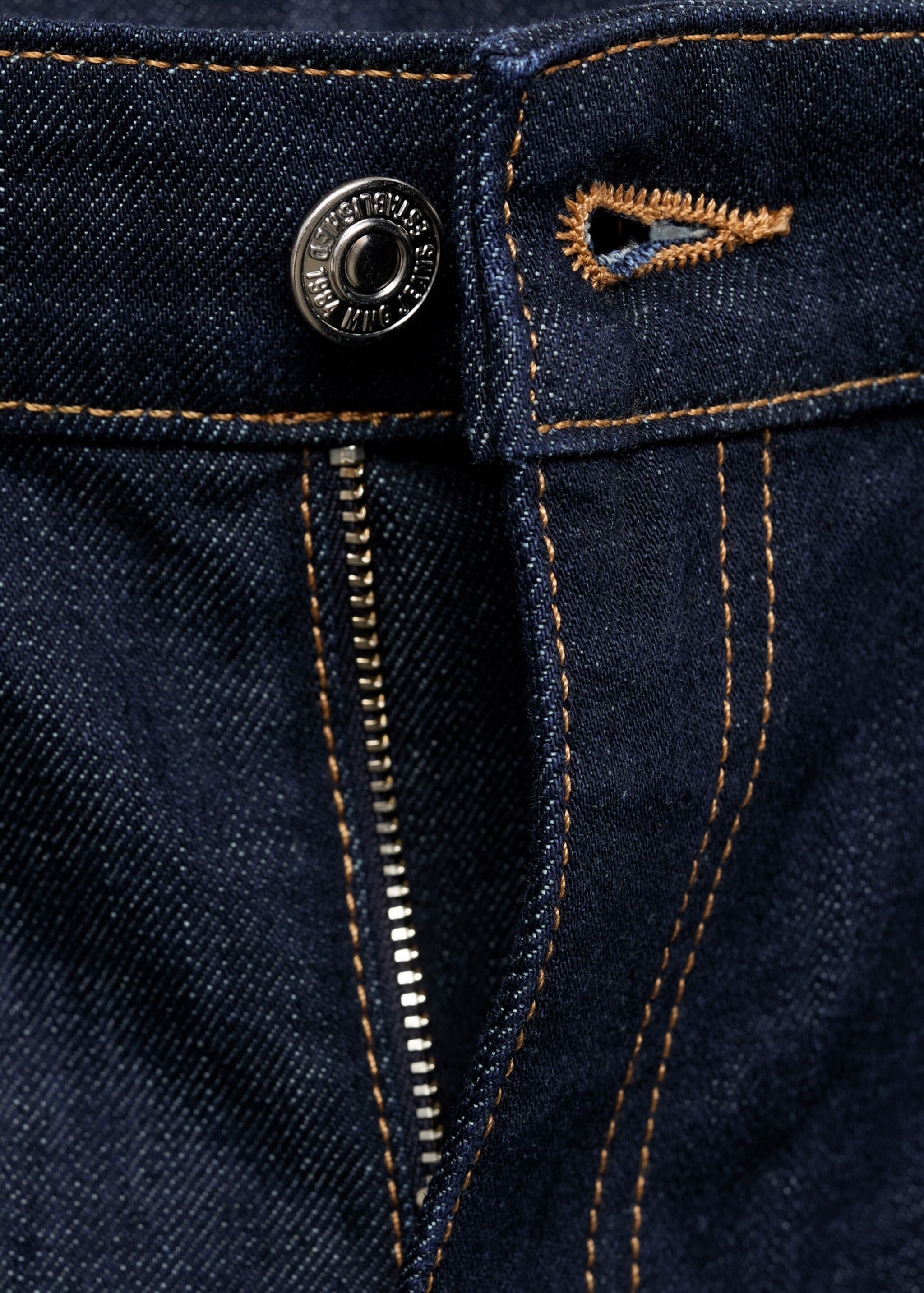 Low-rise wide-leg jeans - Details of the article 0, Open Blue. Ref: 17097125-00.