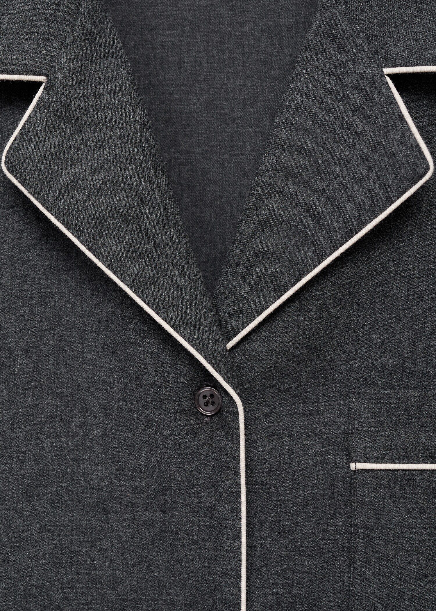 Camisa algodón franela vivo contratono - Detalle del artículo 0