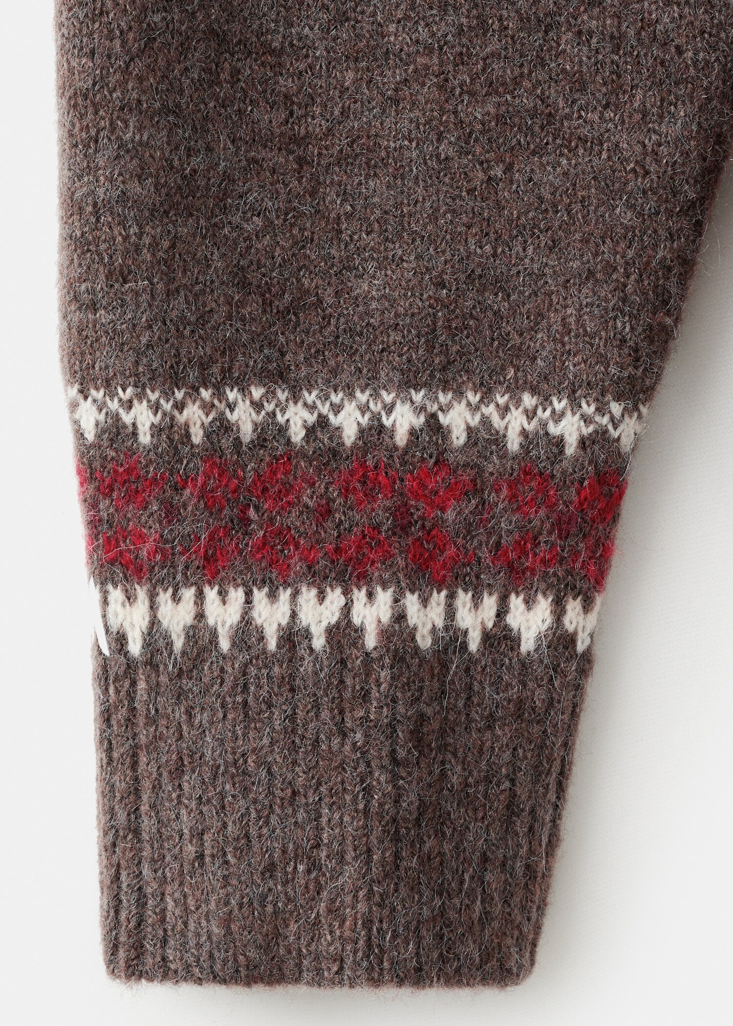 Jacquard pyjamas with round neck - Details of the article 0