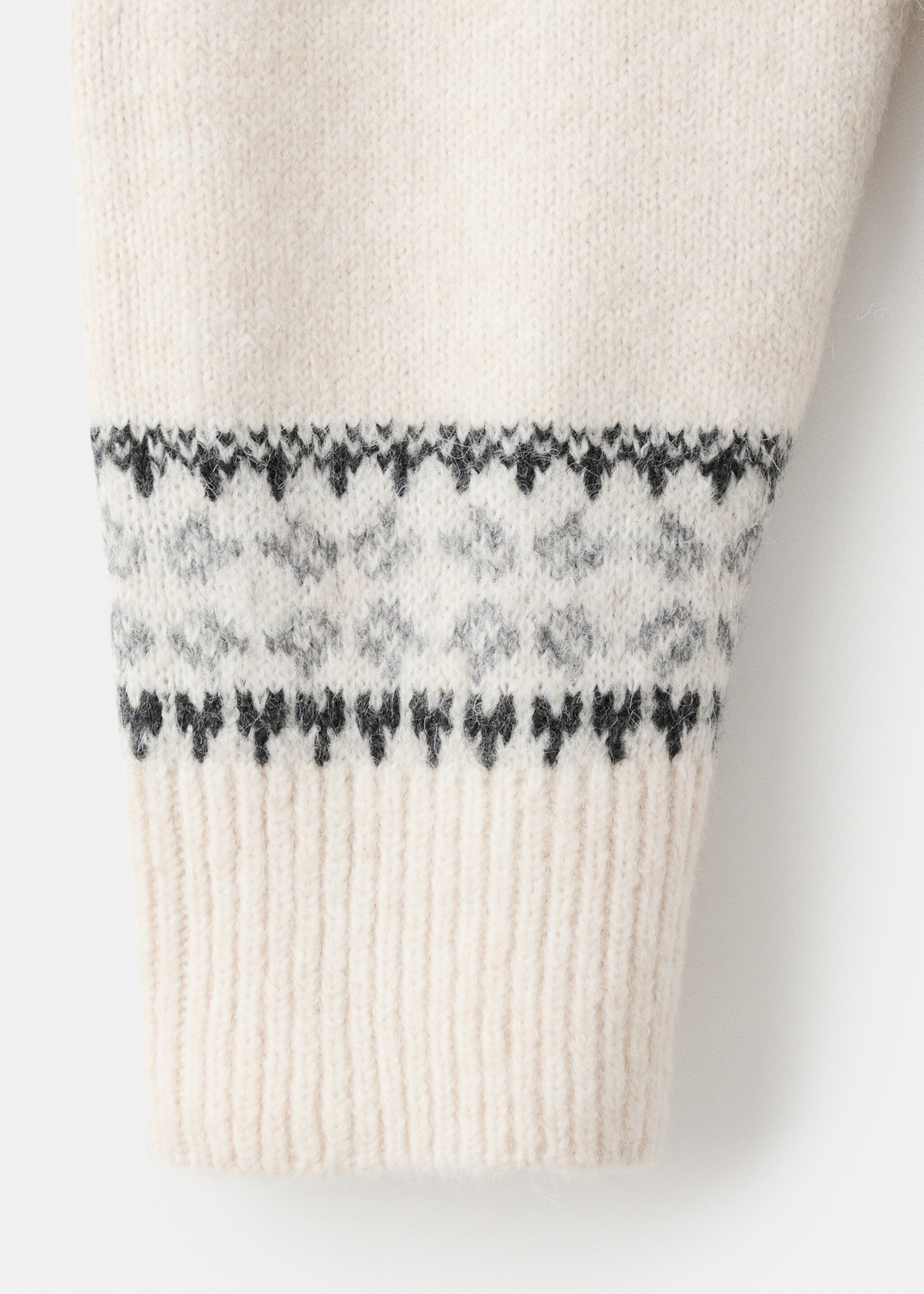 Jacquard pyjamas with round neck - Details of the article 0, Grey. Ref: 17097128-00.