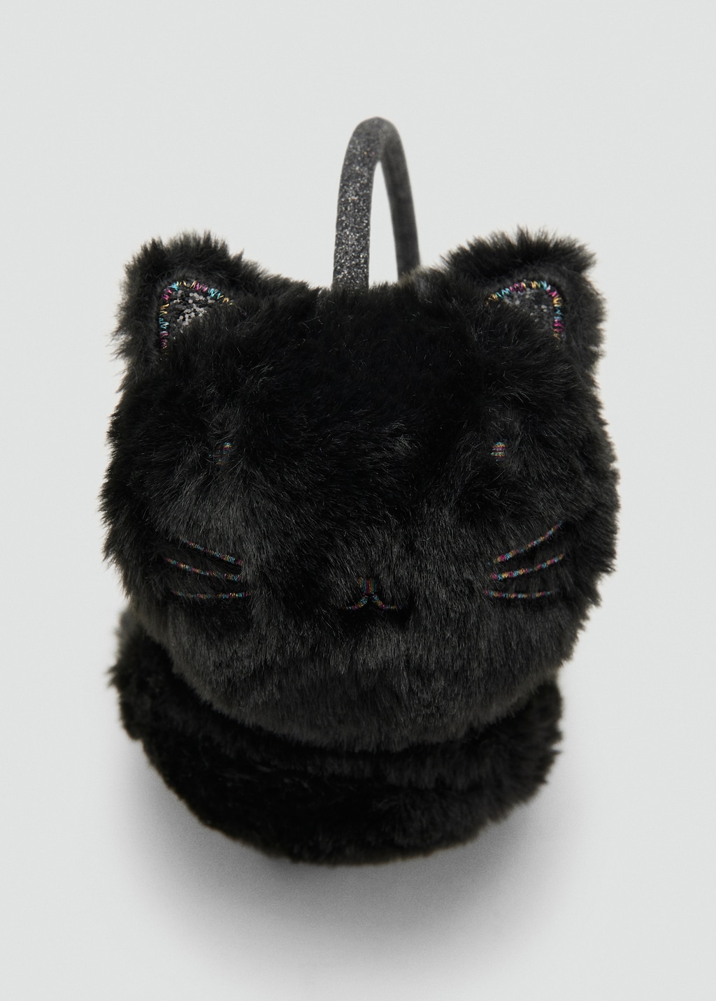 Cat fur-effect earmuffs