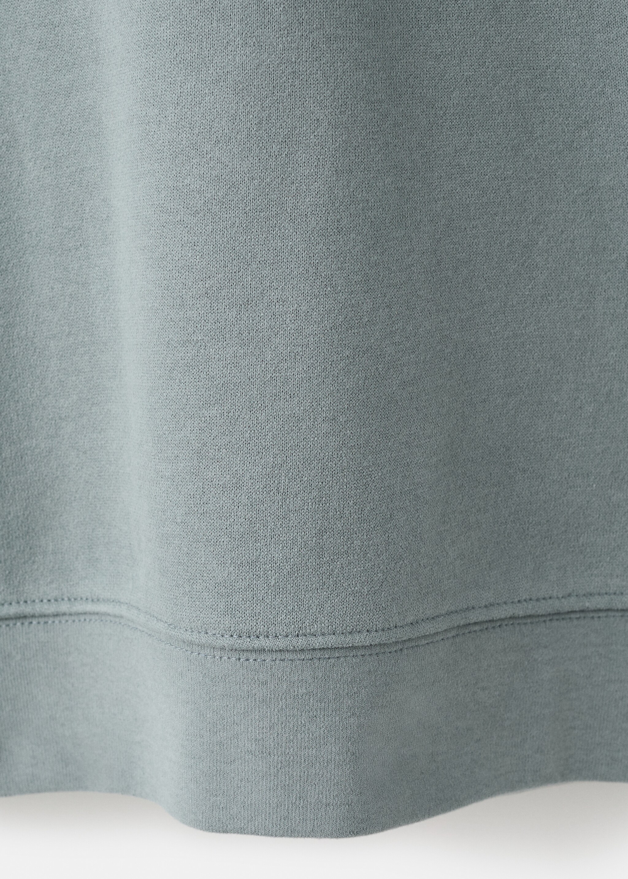 Printed cotton sweatshirt - Details of the article 0, Green. Ref: 17097134-00.