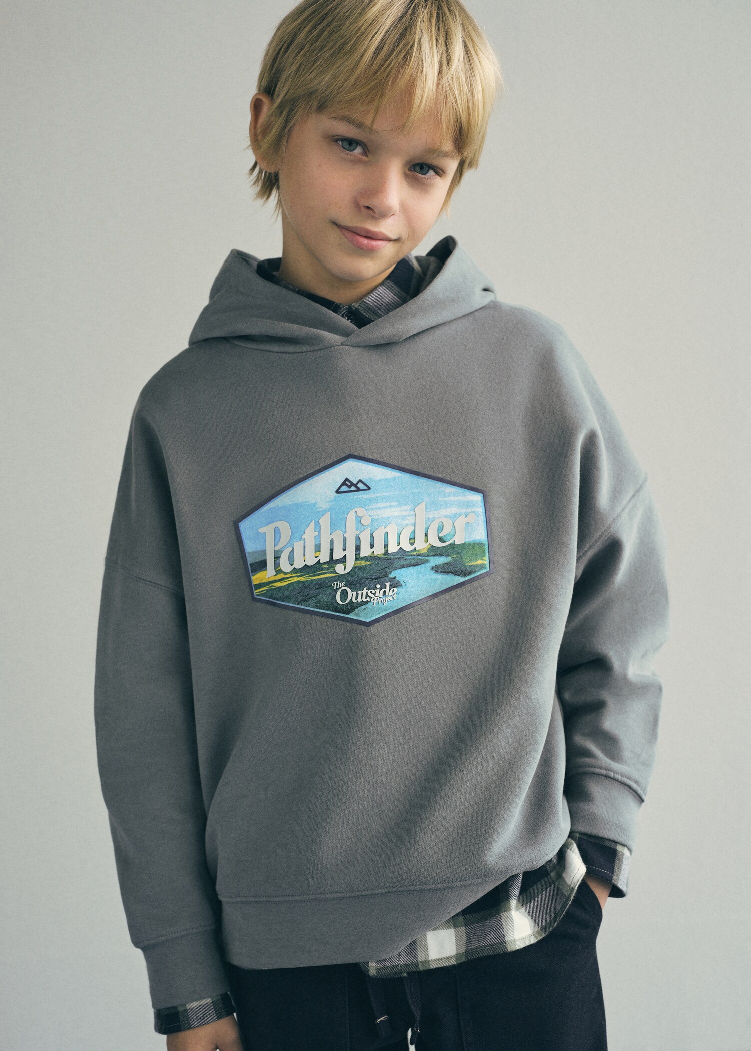 Printed cotton sweatshirt - Details of the article 5