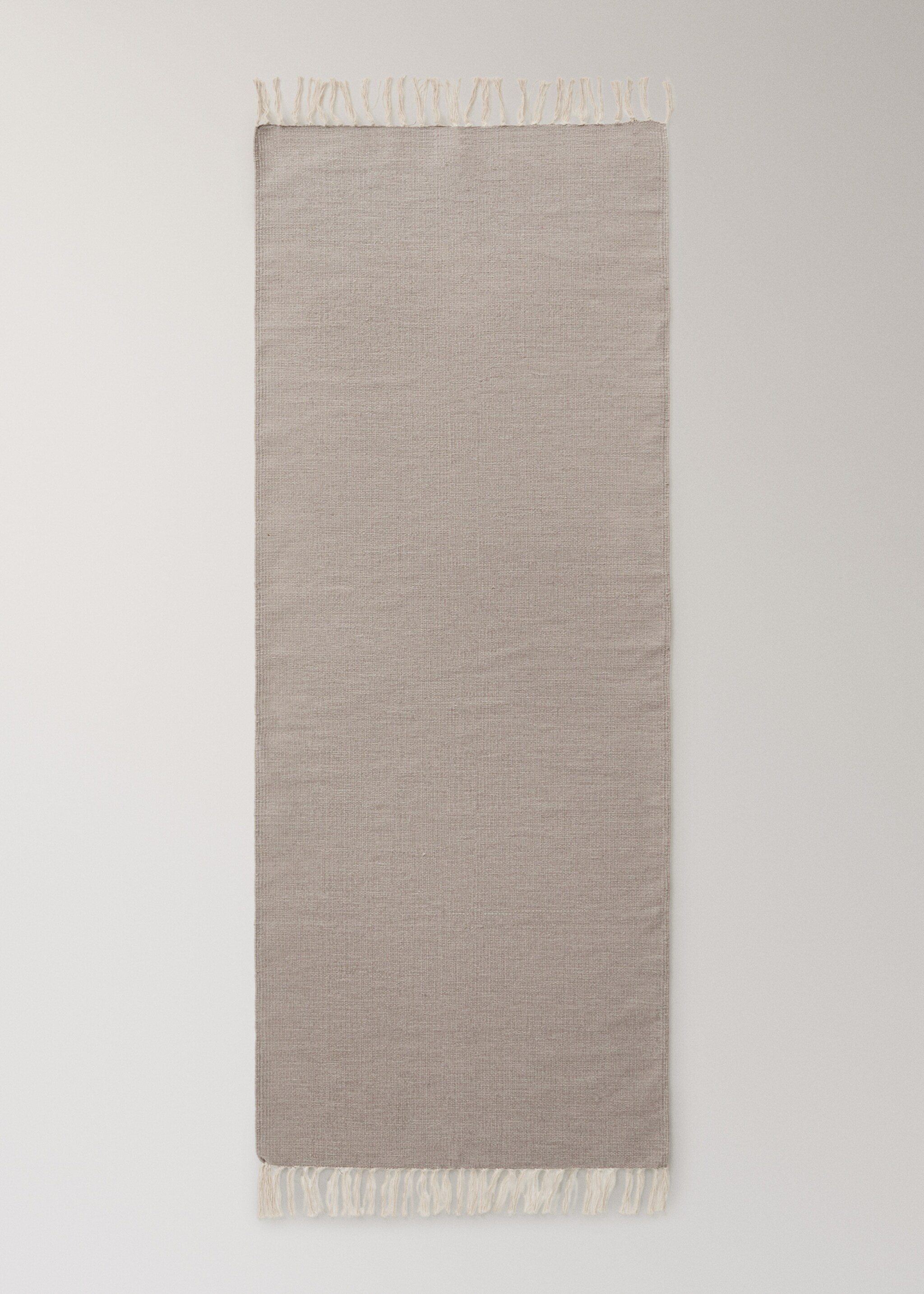 Melange cotton carpet - Article without model, Grey. Ref: 17097135-00.