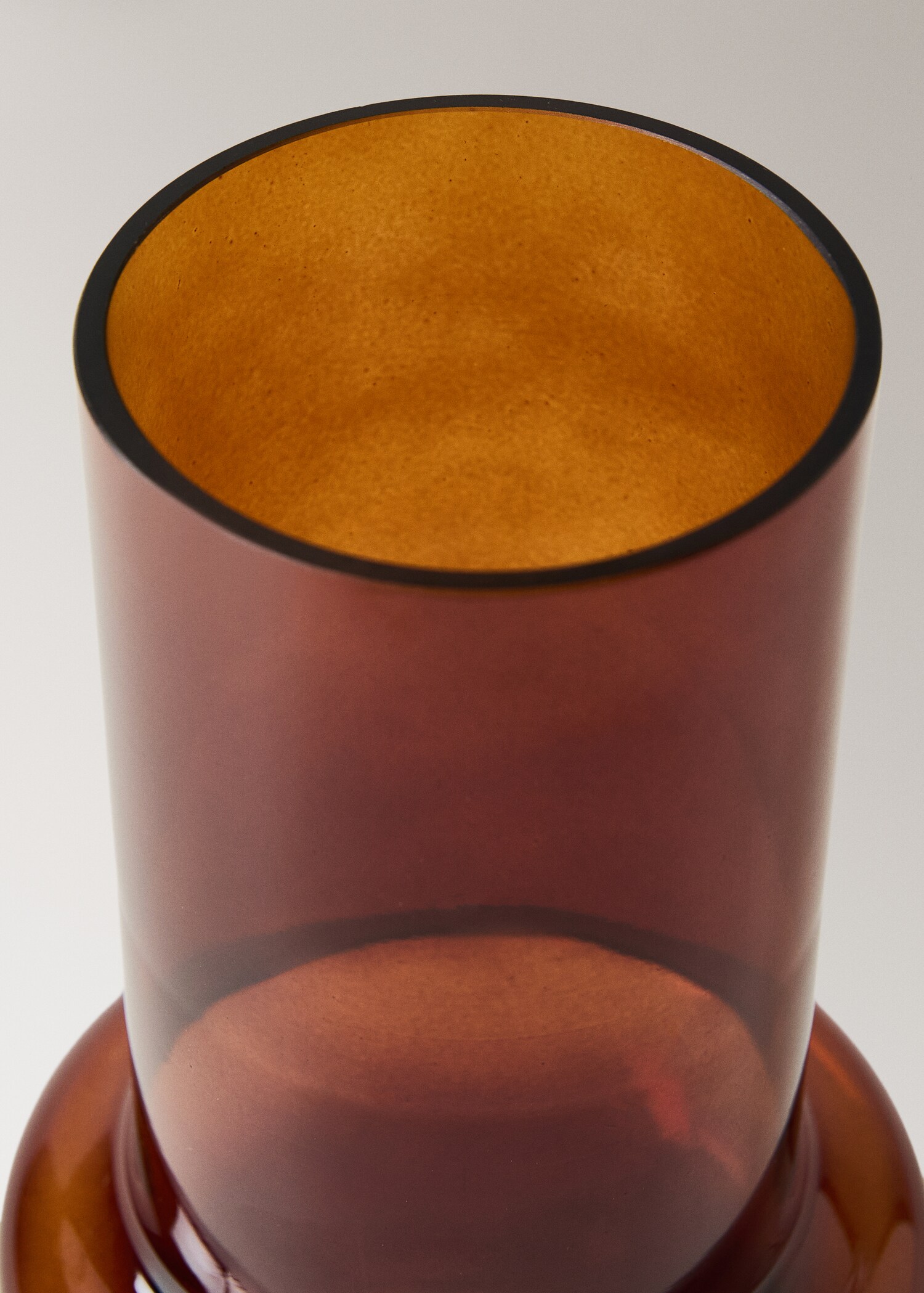 Cylindrical glass vase - Details of the article 2