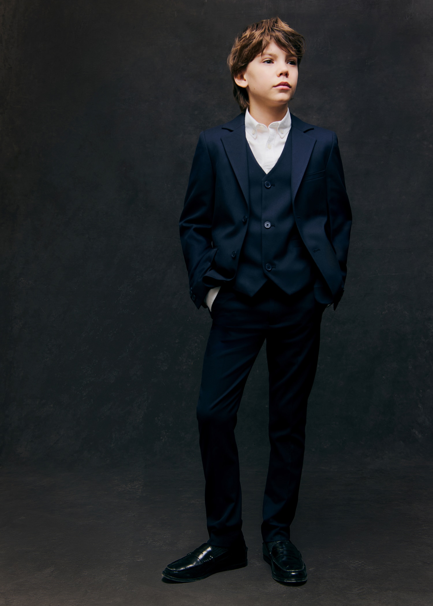 Straight striped trousers - Details of the article 5