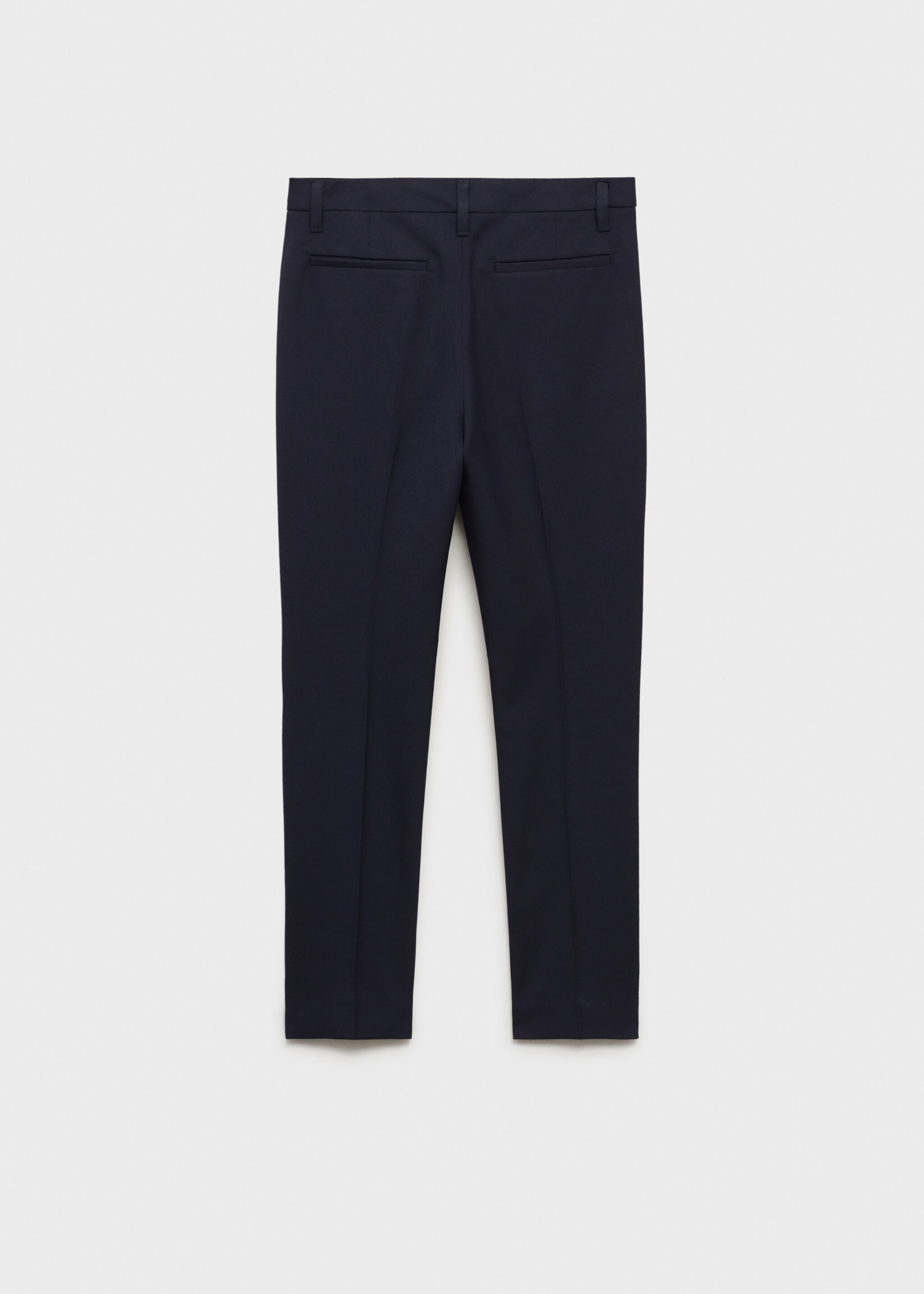Straight striped trousers - Reverse of the article