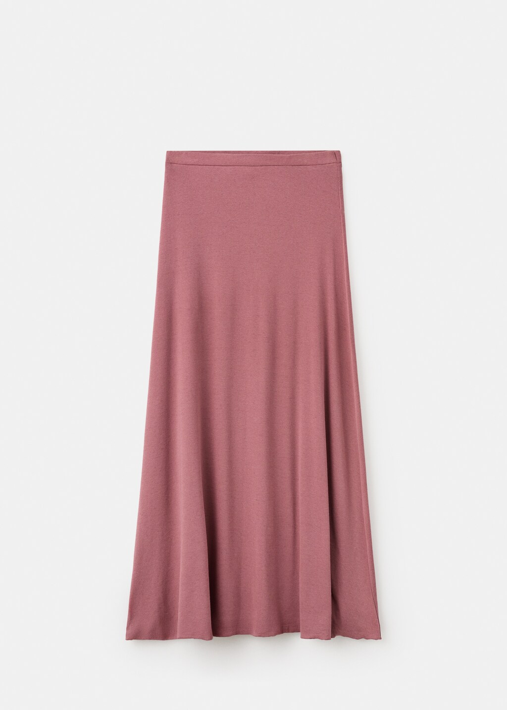 Long flared skirt