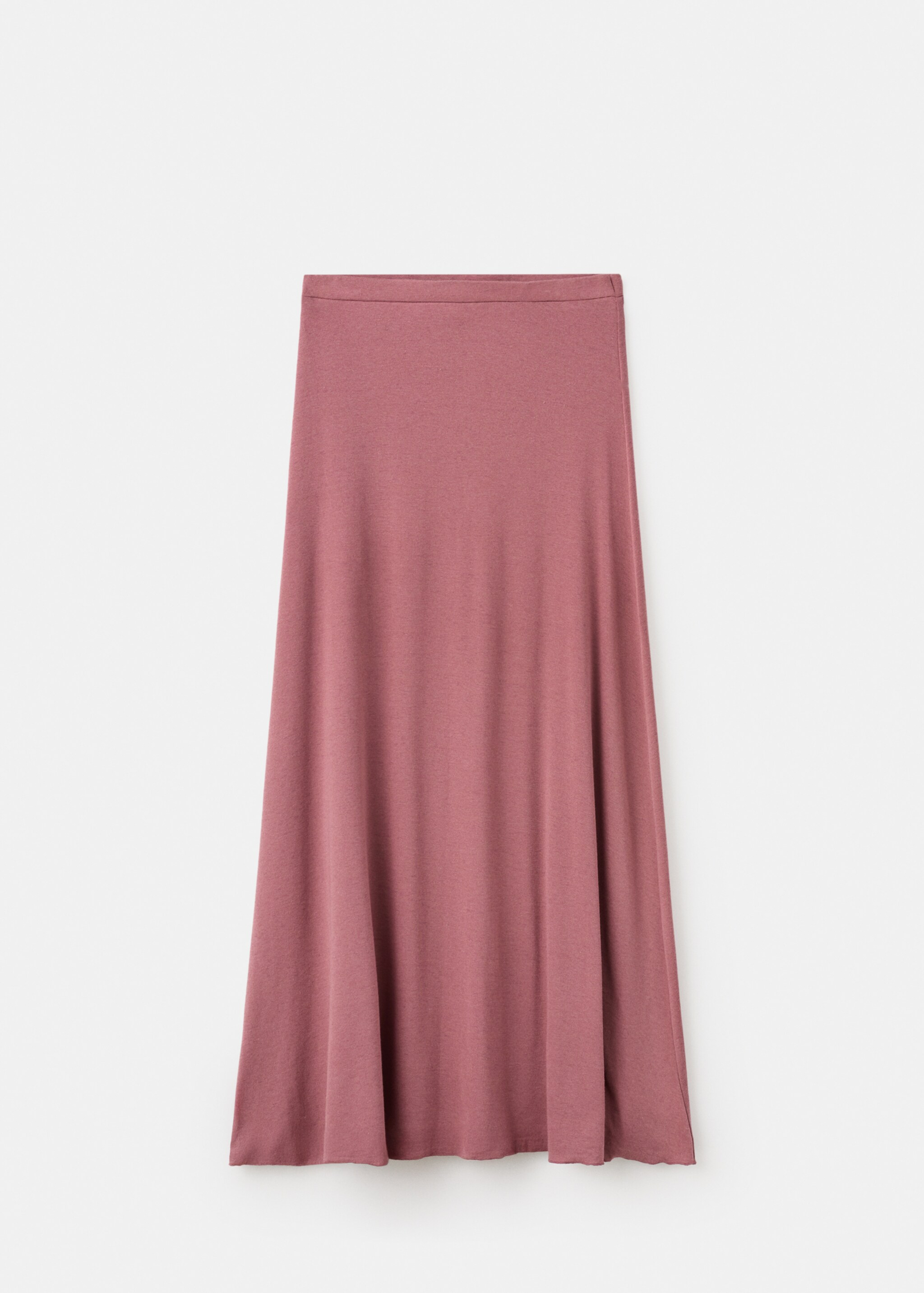 Long flared skirt - Article without model, Pink. Ref: 17097760-00.