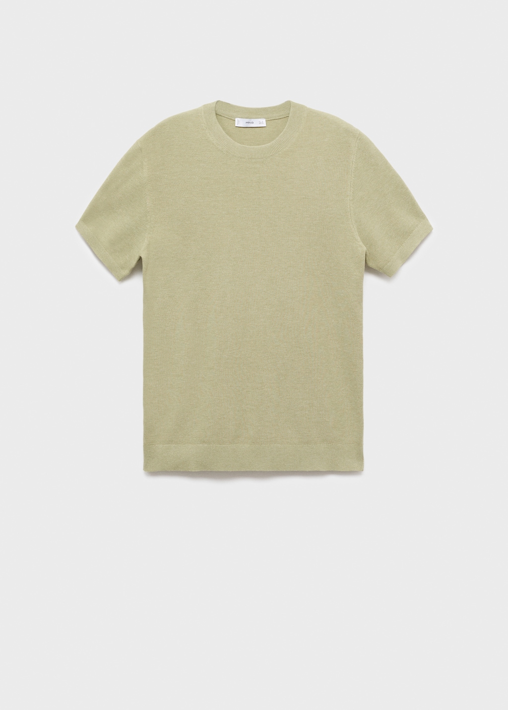 Cotton fine-knit t-shirt