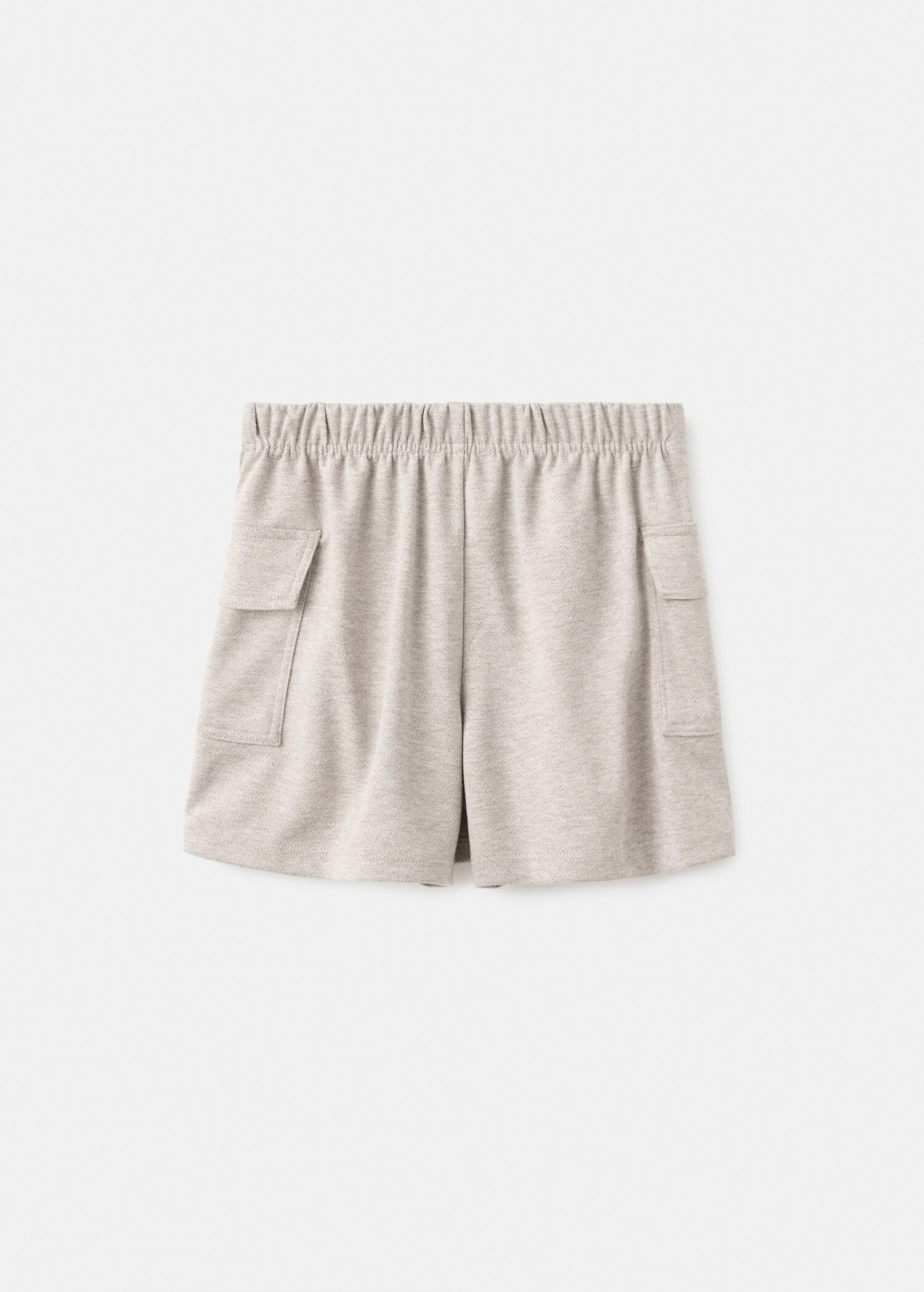 Cargo pocket skirt pants - Reverse of the article