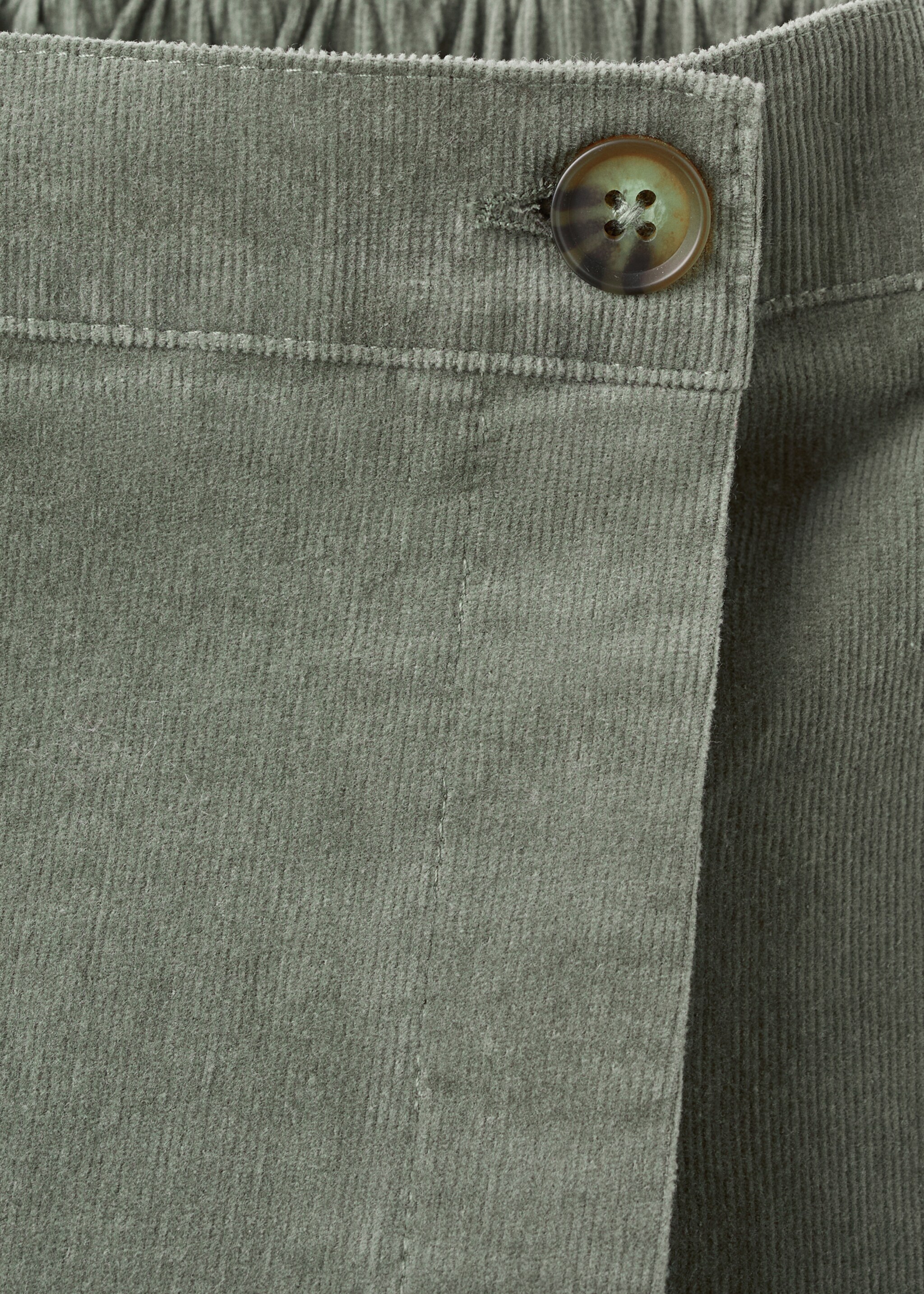 Hosenrock aus Cord - Detail des Artikels 8, Khaki. Ref: 17097765-00.