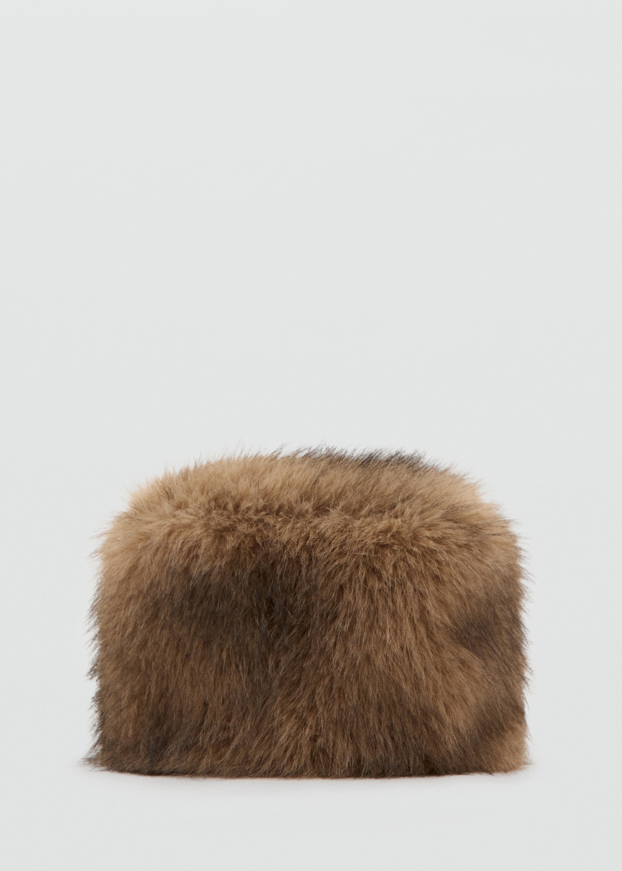 Fur-effect hat - Article without model, Medium Brown. Ref: 17097767-00.