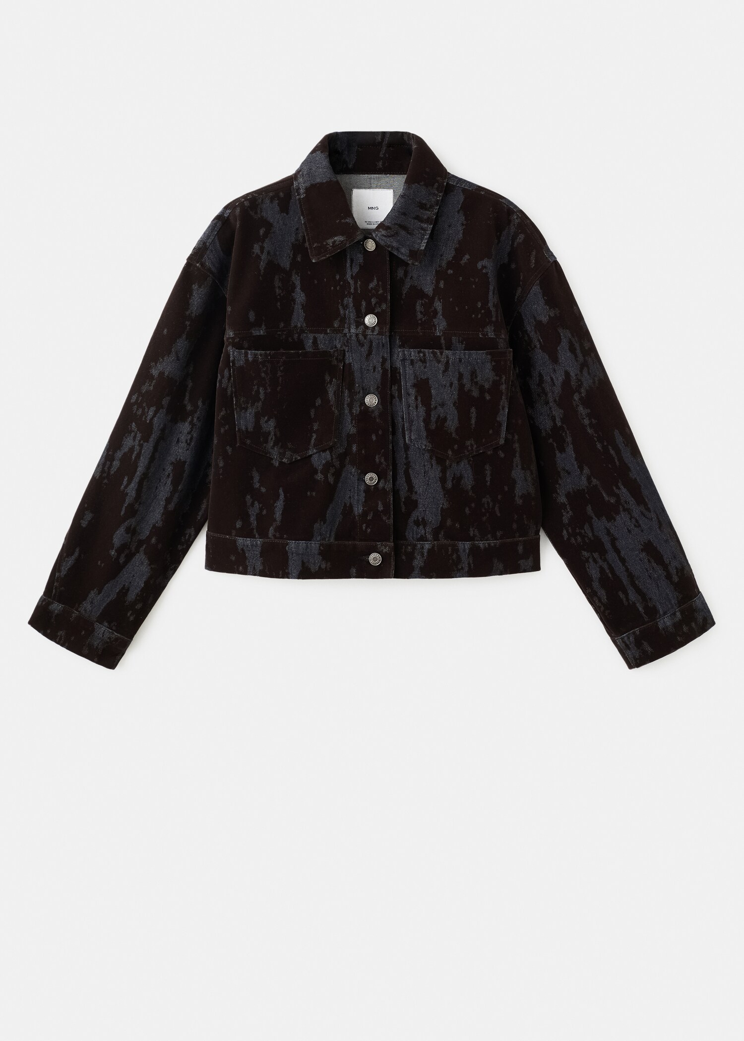 Devoré denim jacket - Article without model