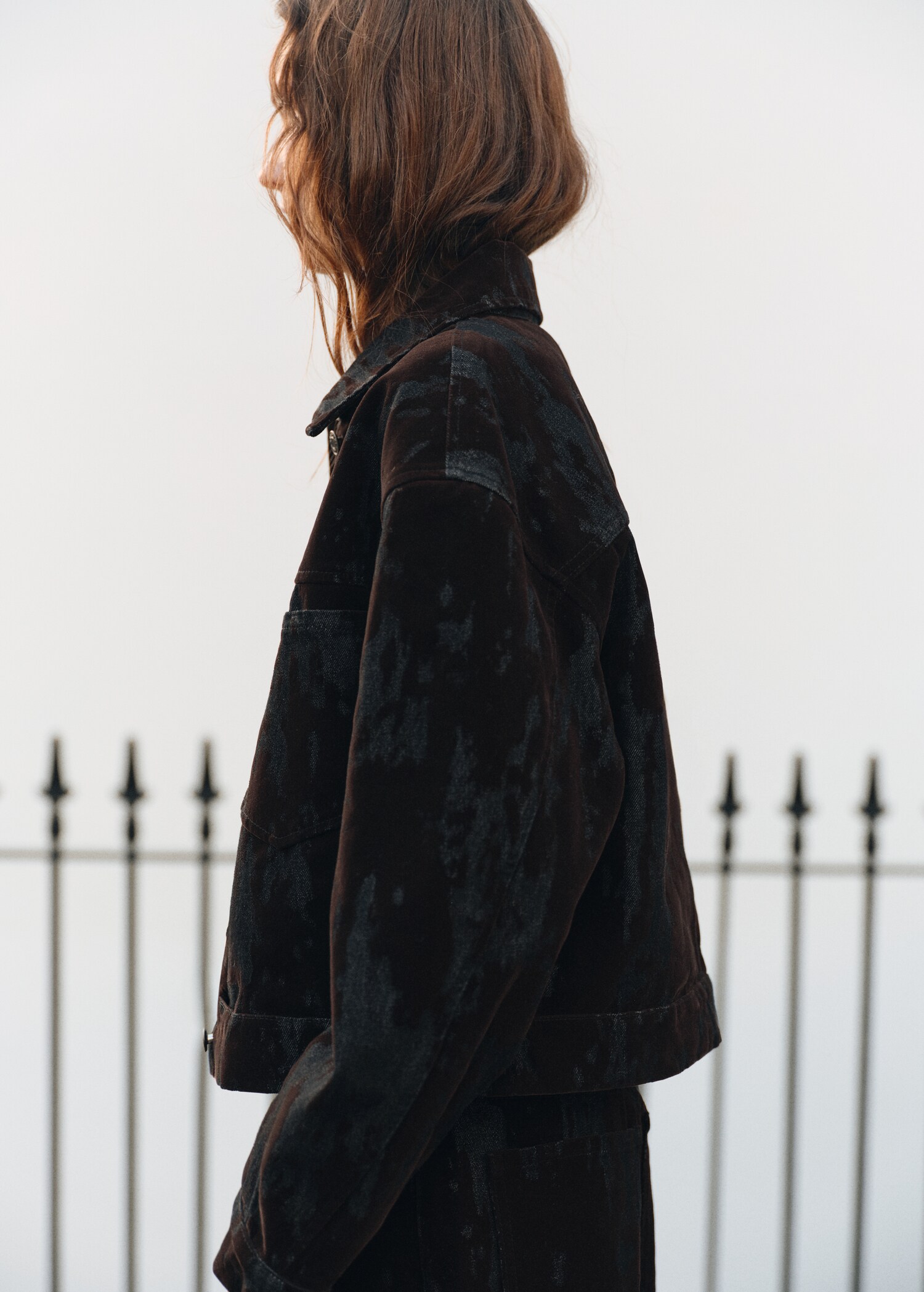 Devoré denim jacket - Details of the article 2