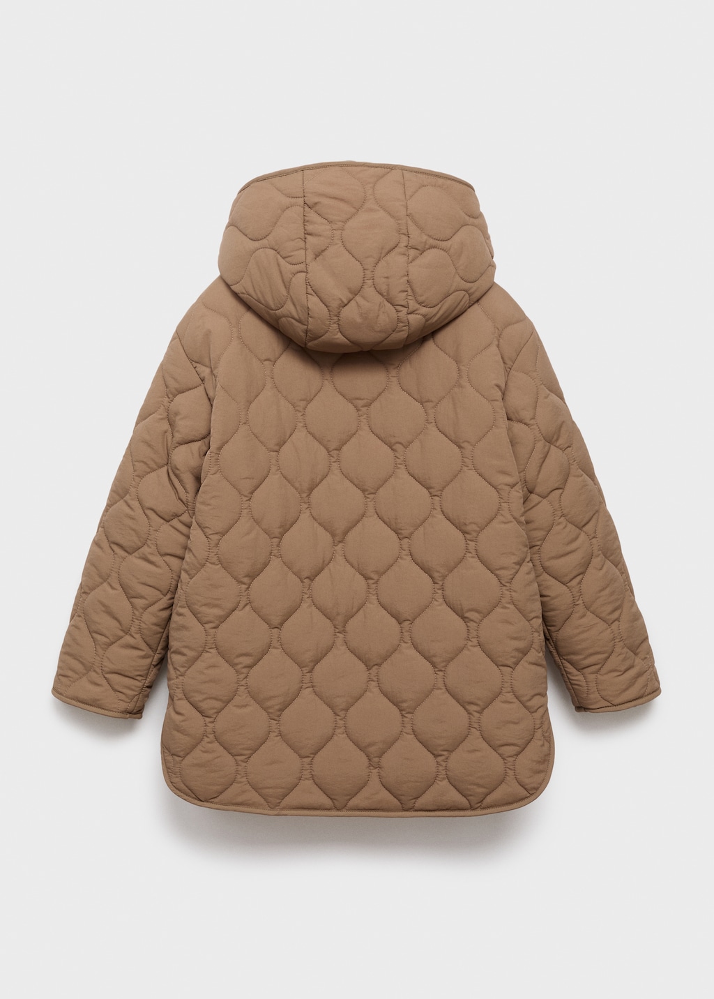 Quilted long coat