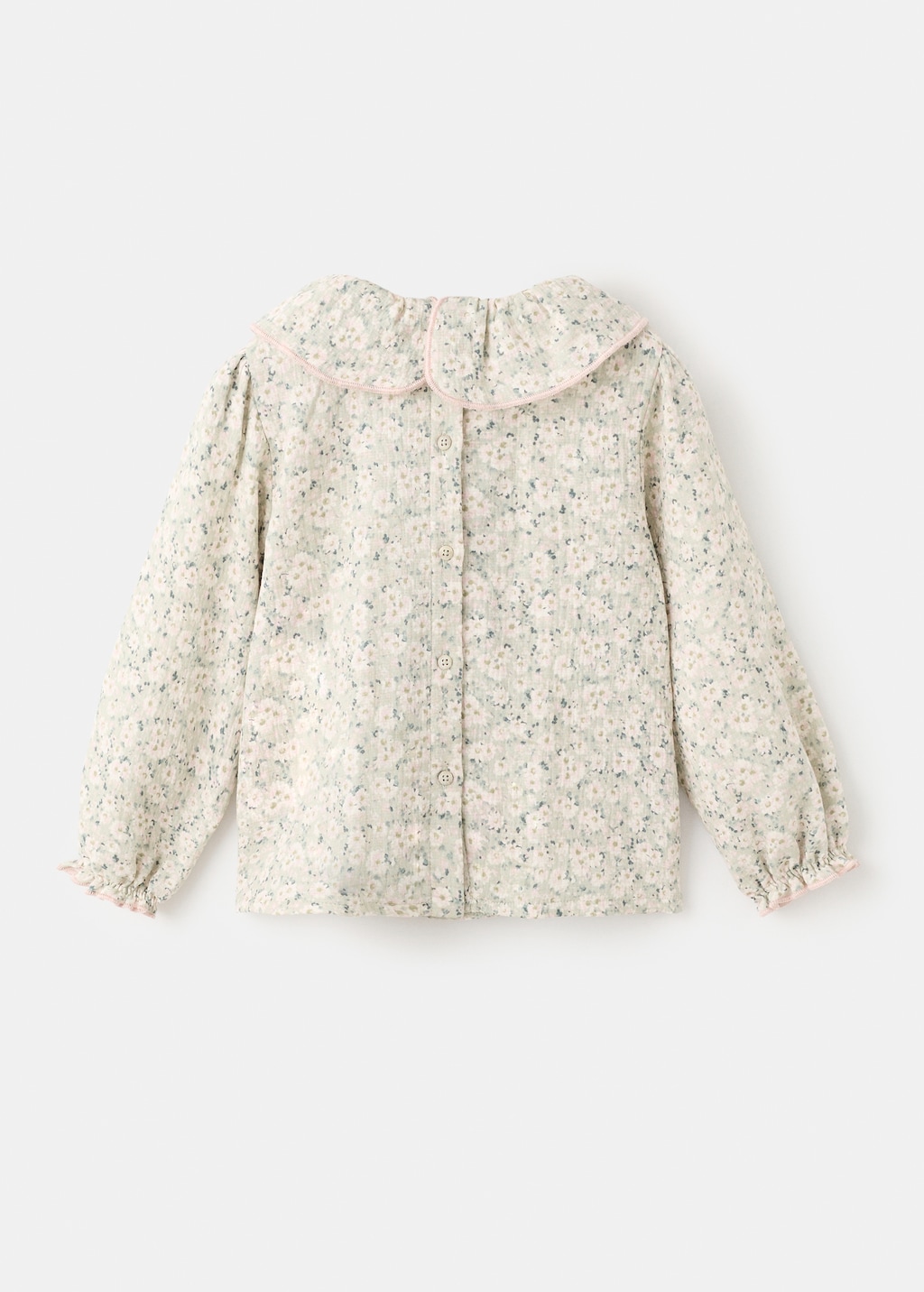 Floral cotton blouse