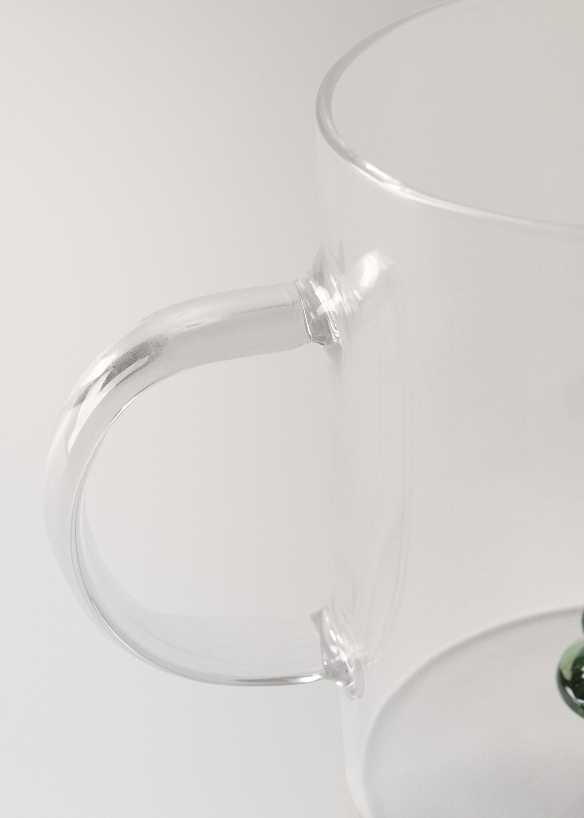 Borosilicate tree mug - Details of the article 1, Forest Green. Ref: 17097777-00.