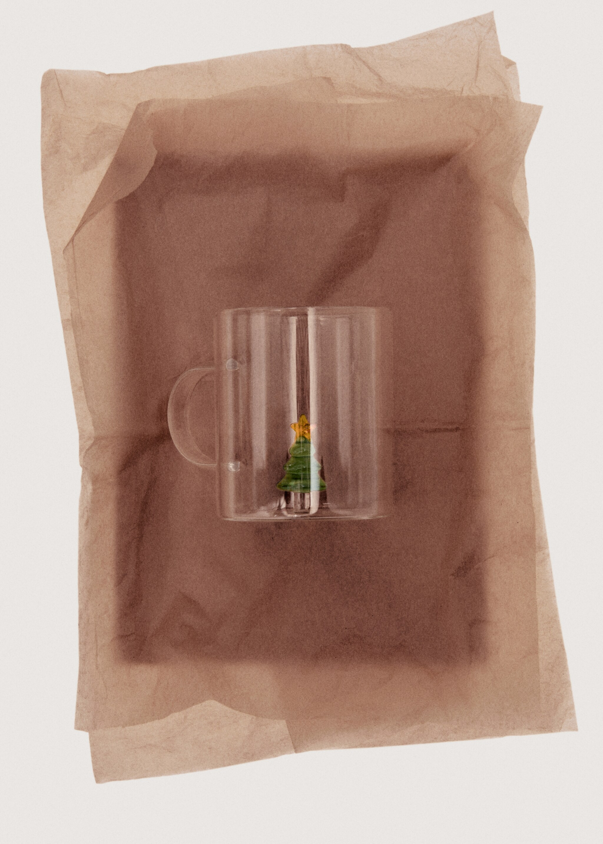 Borosilicate tree cup - Details of the article 7, Forest Green. Ref: 17097777-00.