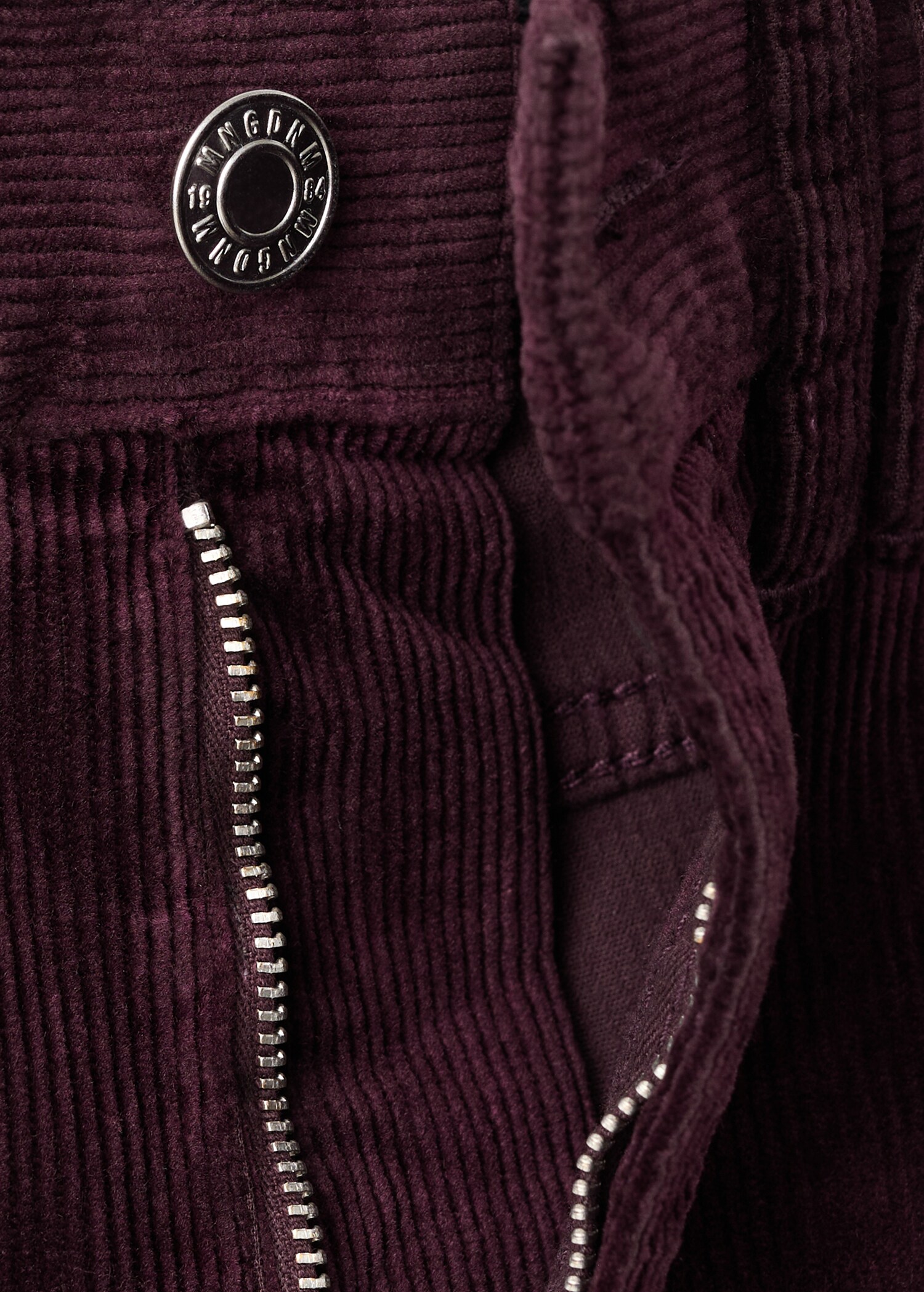 Wide-leg corduroy jeans - Details of the article 0
