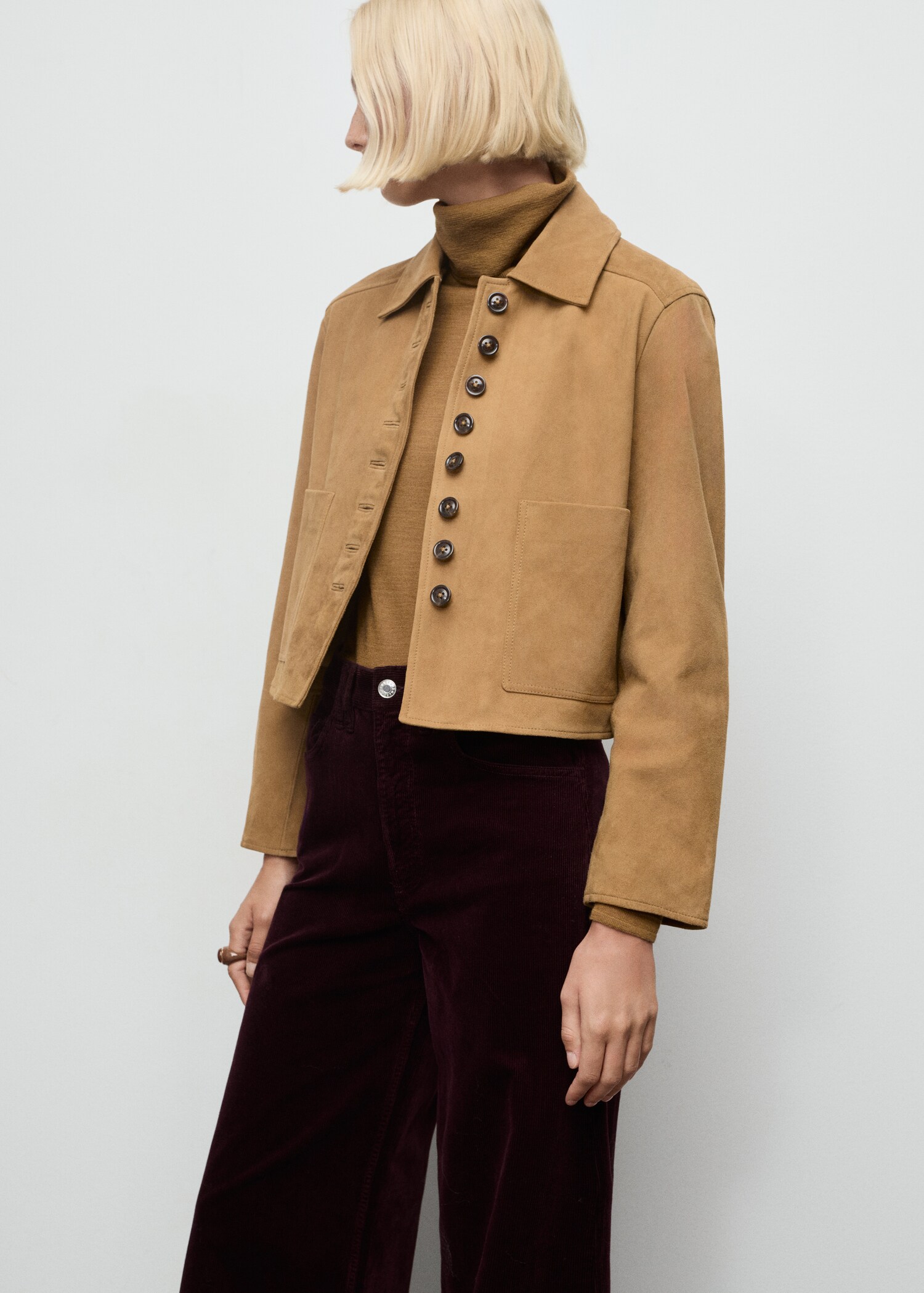 Wide-leg corduroy jeans - Details of the article 6
