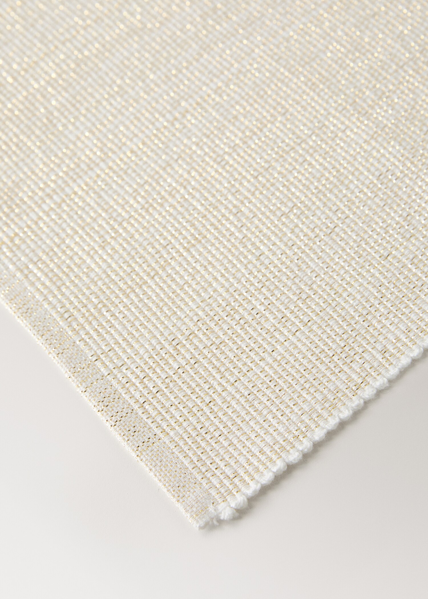 Pack aus 2 Tischsets aus Baumwolle mit metallisierten Fasern - Detail des Artikels 2