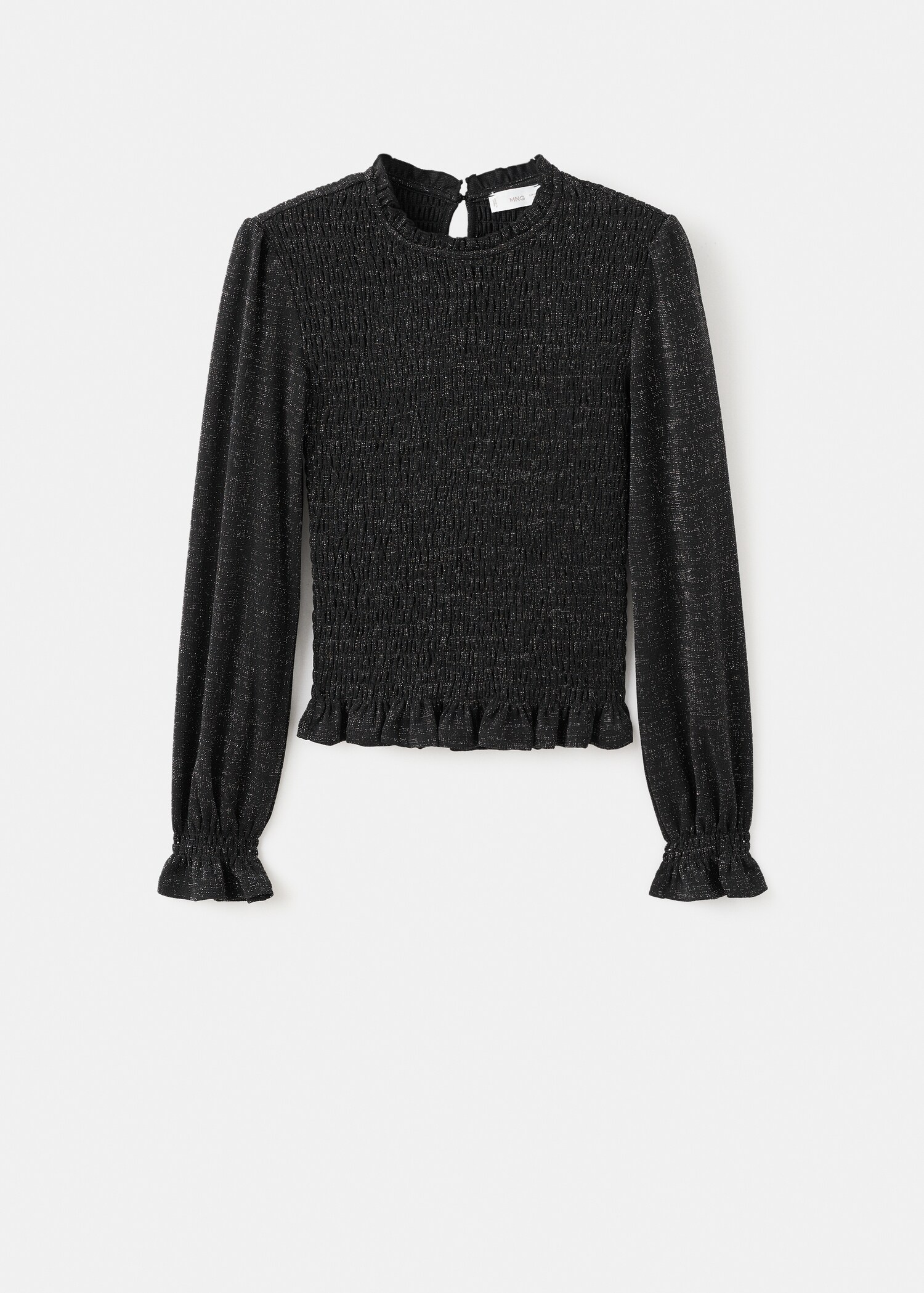 Frilled lurex t-shirt - Article without model