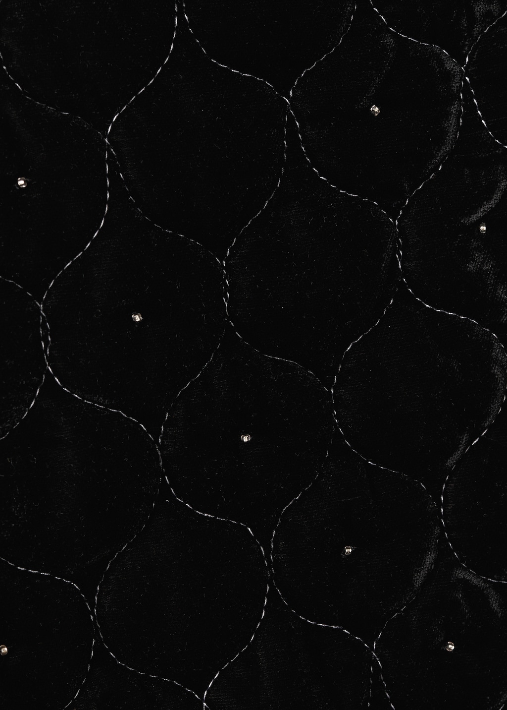 Beaded velvet jacket