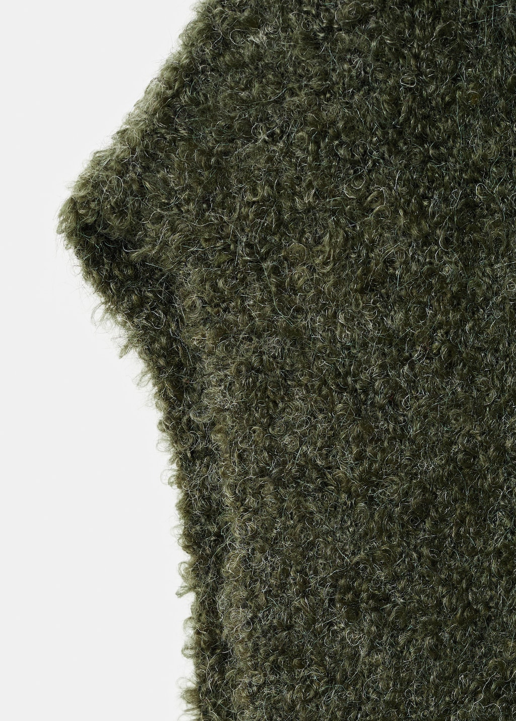 Turtleneck knitted vest