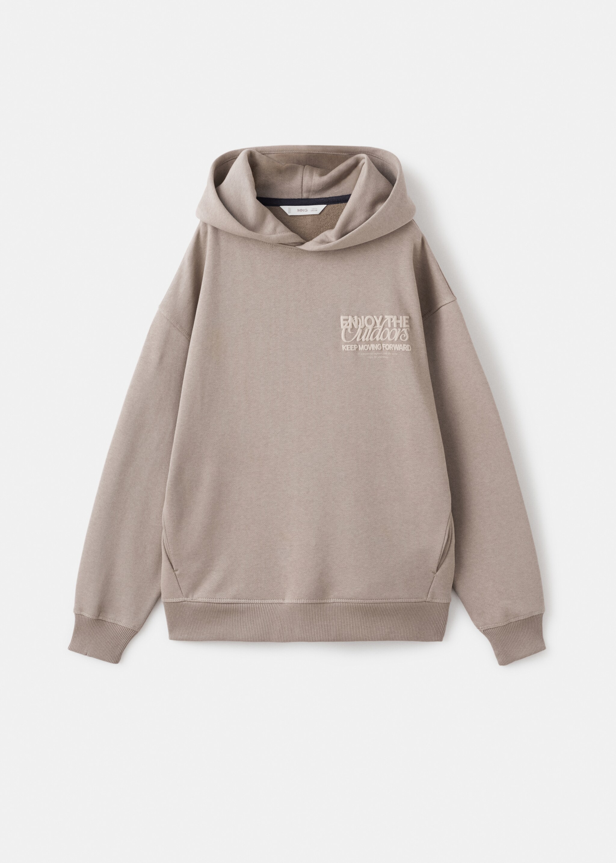Sweatshirt moun - Artikel ohne Model, Mittelbraun. Ref: 17097786-00.
