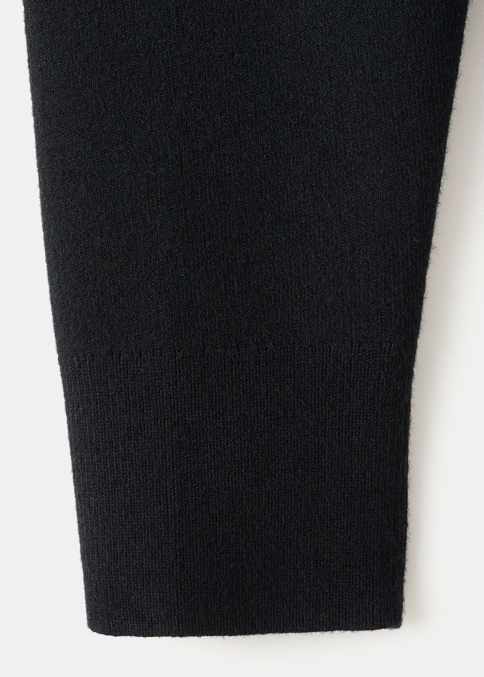 Knitted button cardigan - Details of the article 0, Black. Ref: 17097787-00.