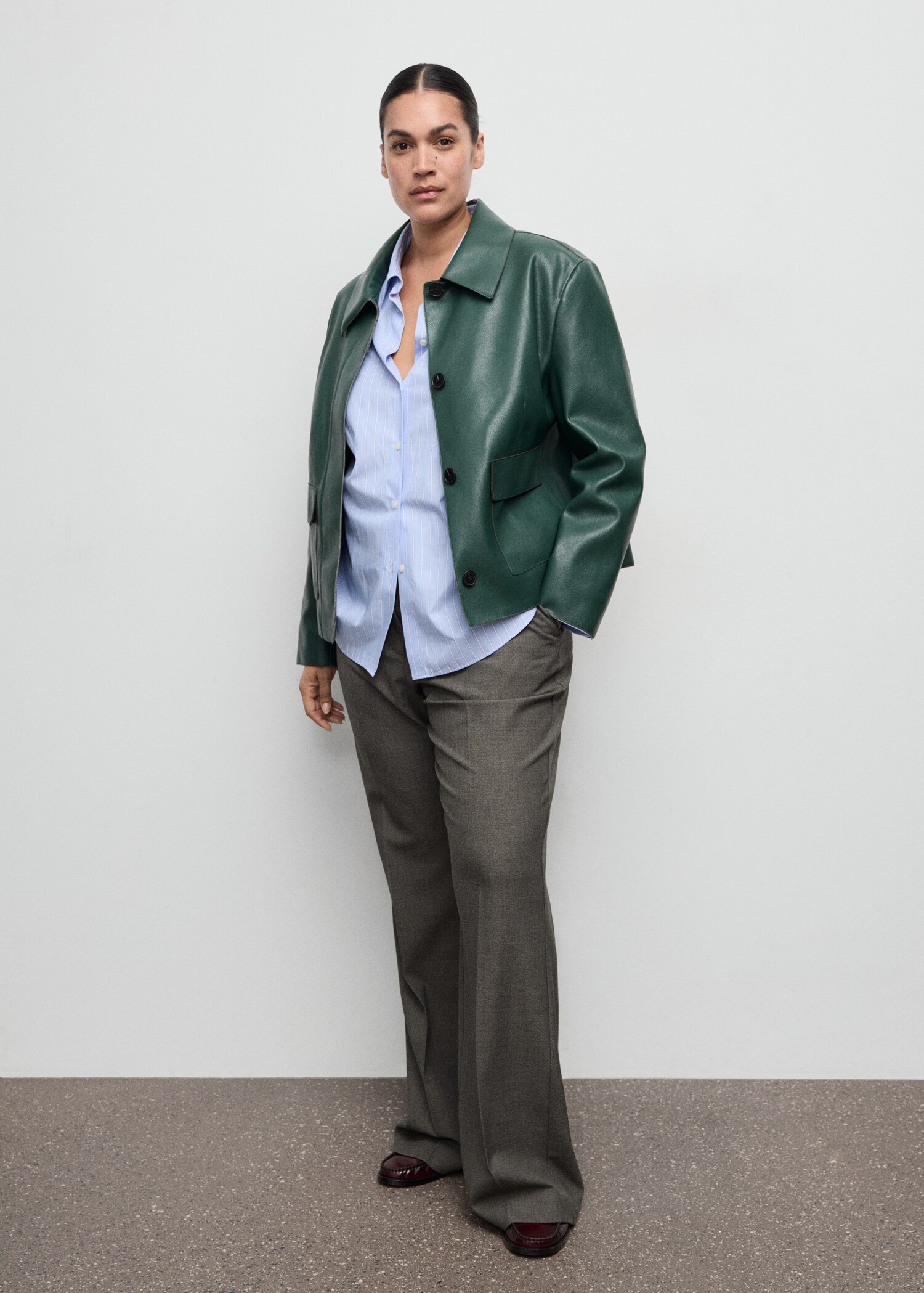 Belt straight-fit trousers - Details of the article 3