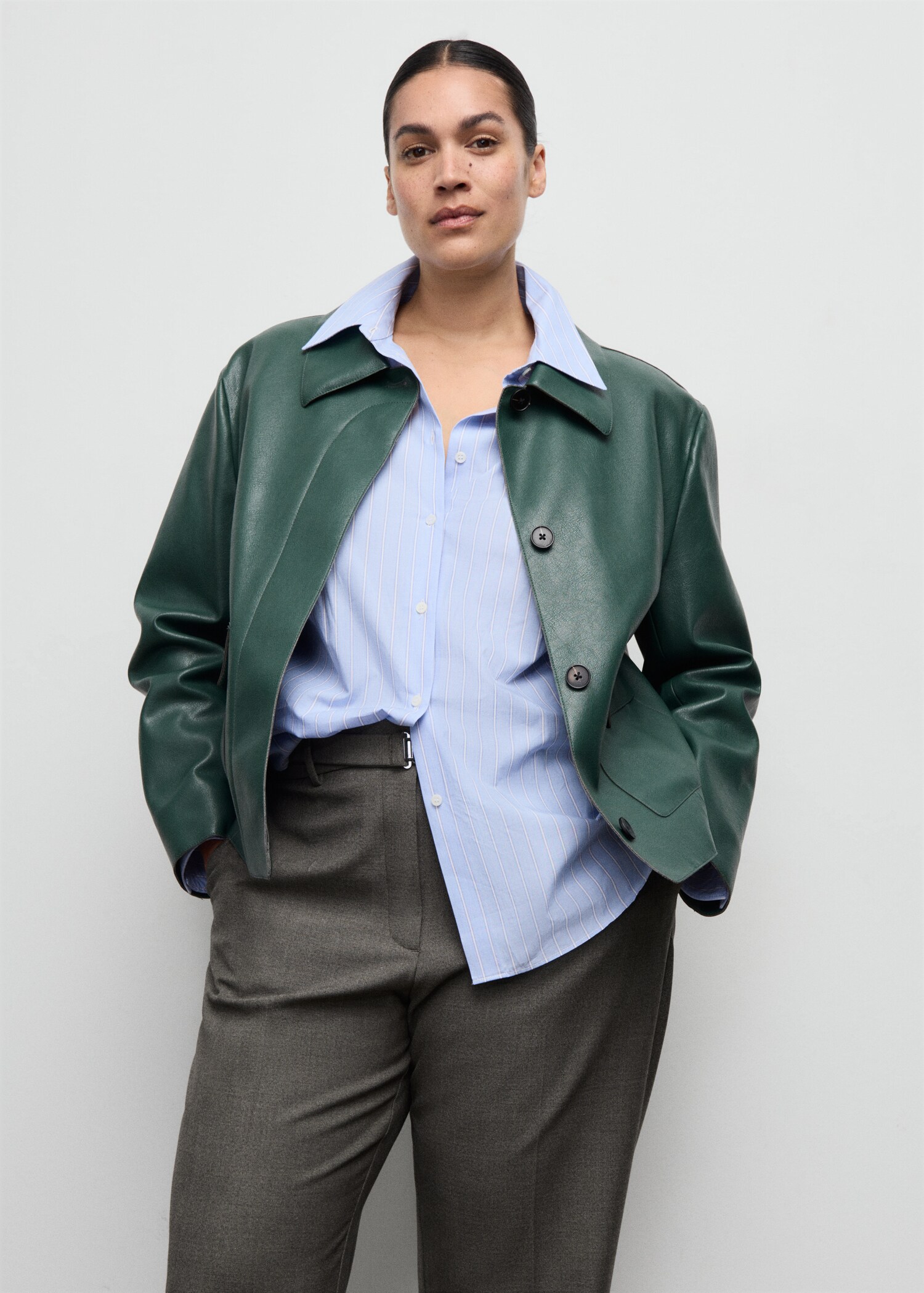 Belt straight-fit trousers - Details of the article 5