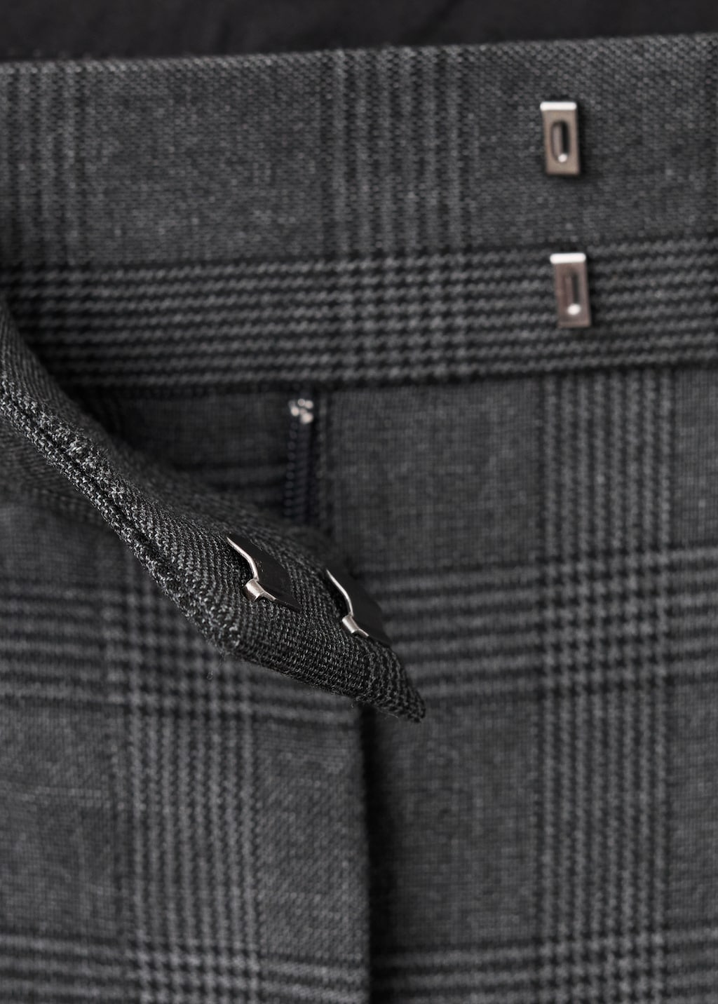 Shop Mango Pleated check-print suit trousers at Beverly Center in