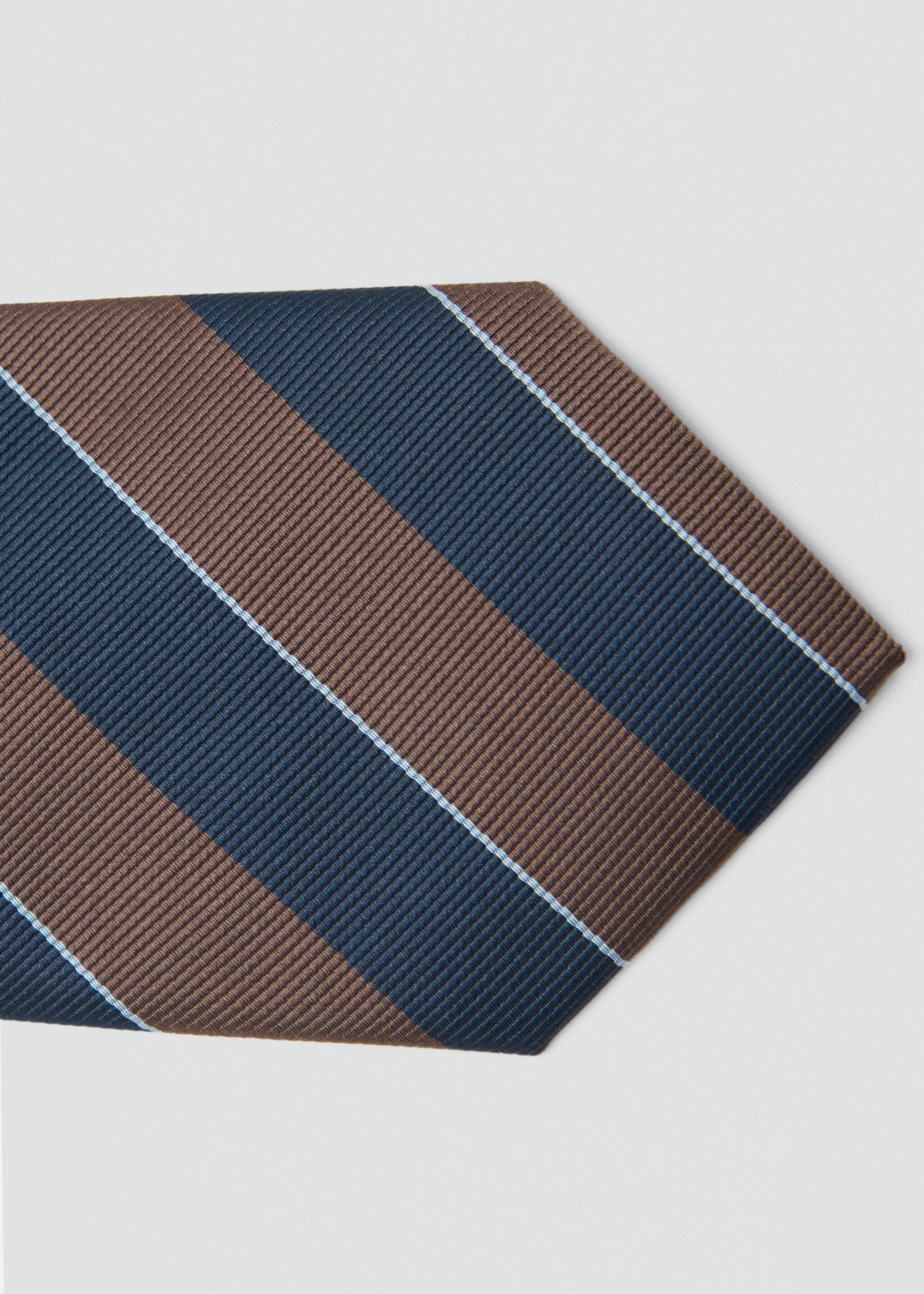 Classic necktie - Details of the article 1, Navy. Ref: 17097805-00.