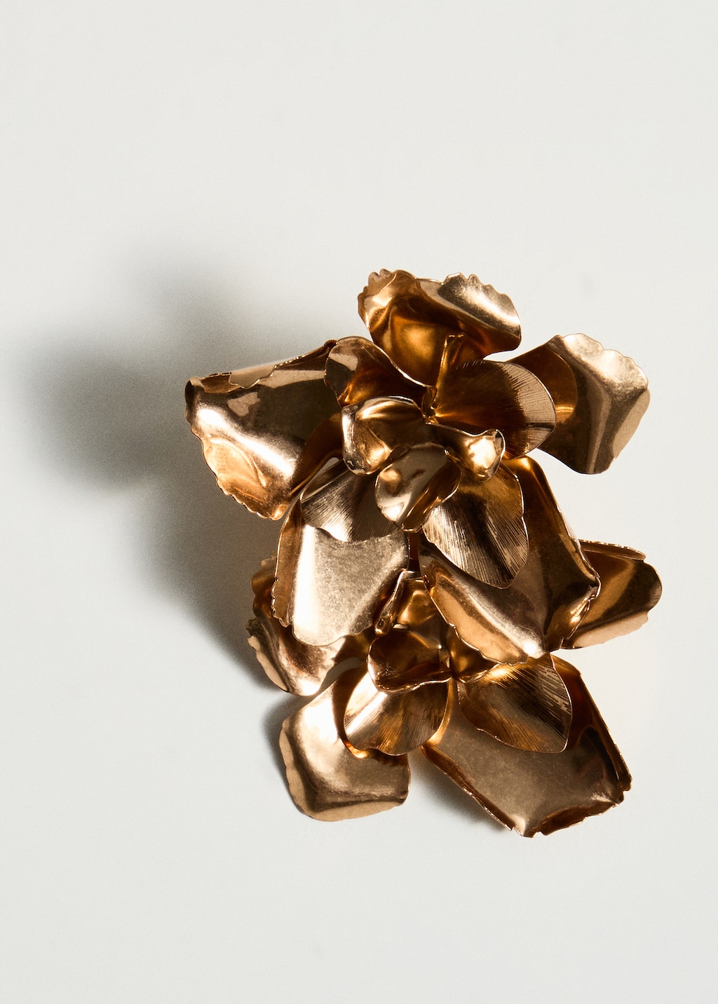 Flower-design earrings