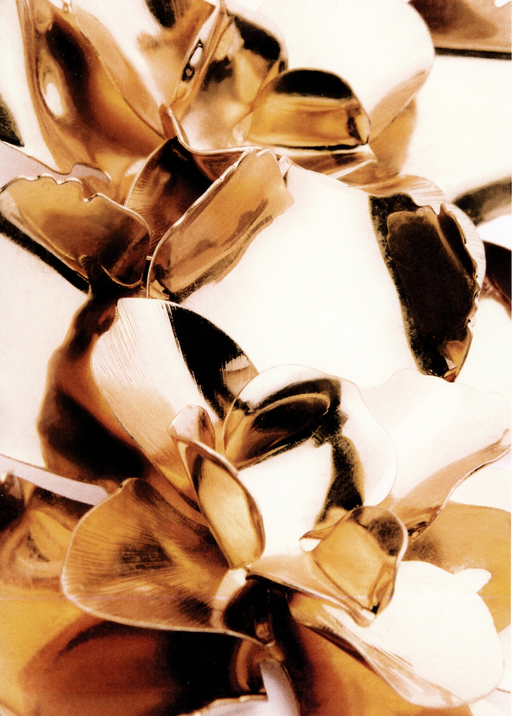 Flower-design earrings