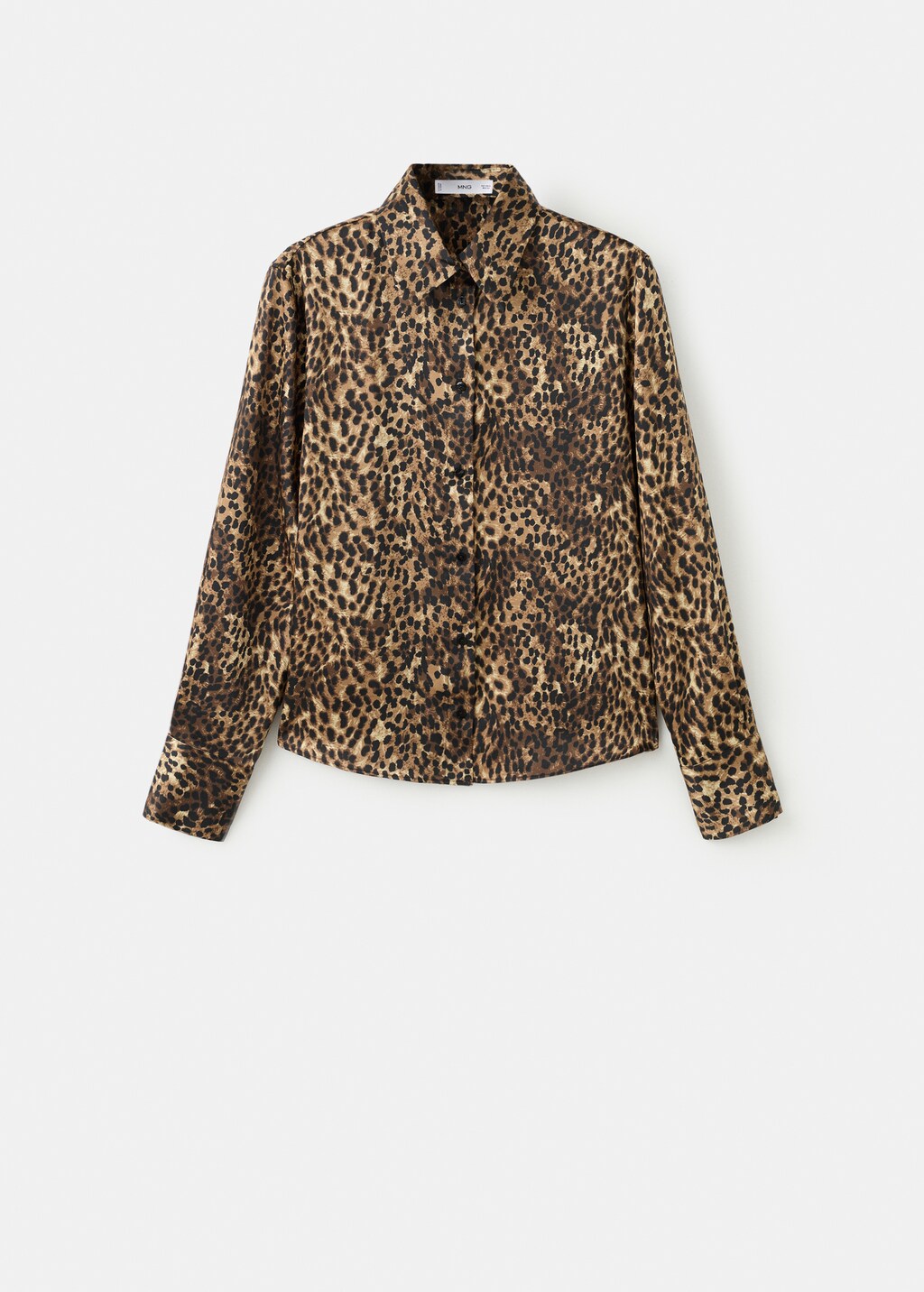 Leopard-print satin shirt - image 5