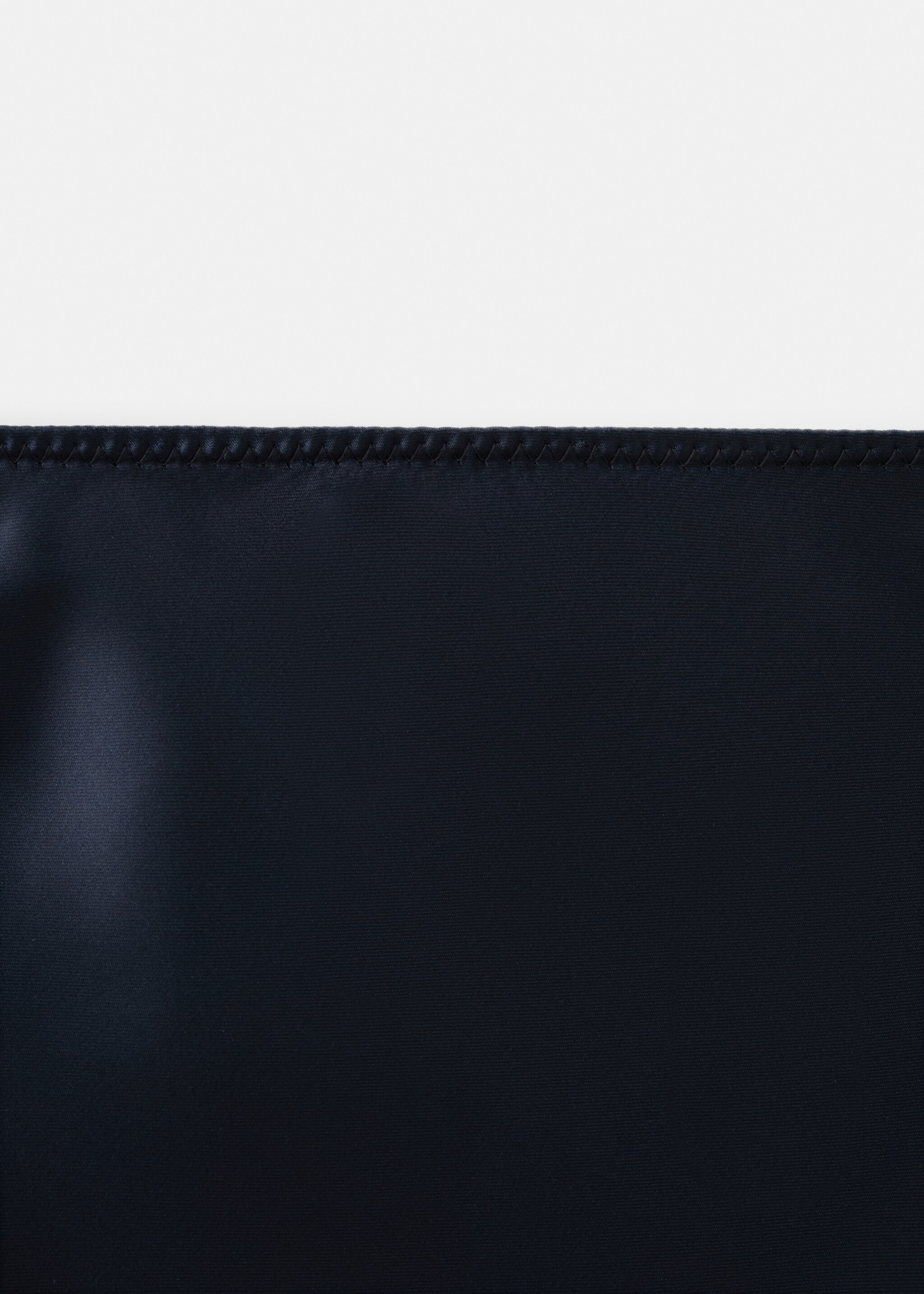 Satin long skirt - Details of the article 8, Navy. Ref: 17097817-00.